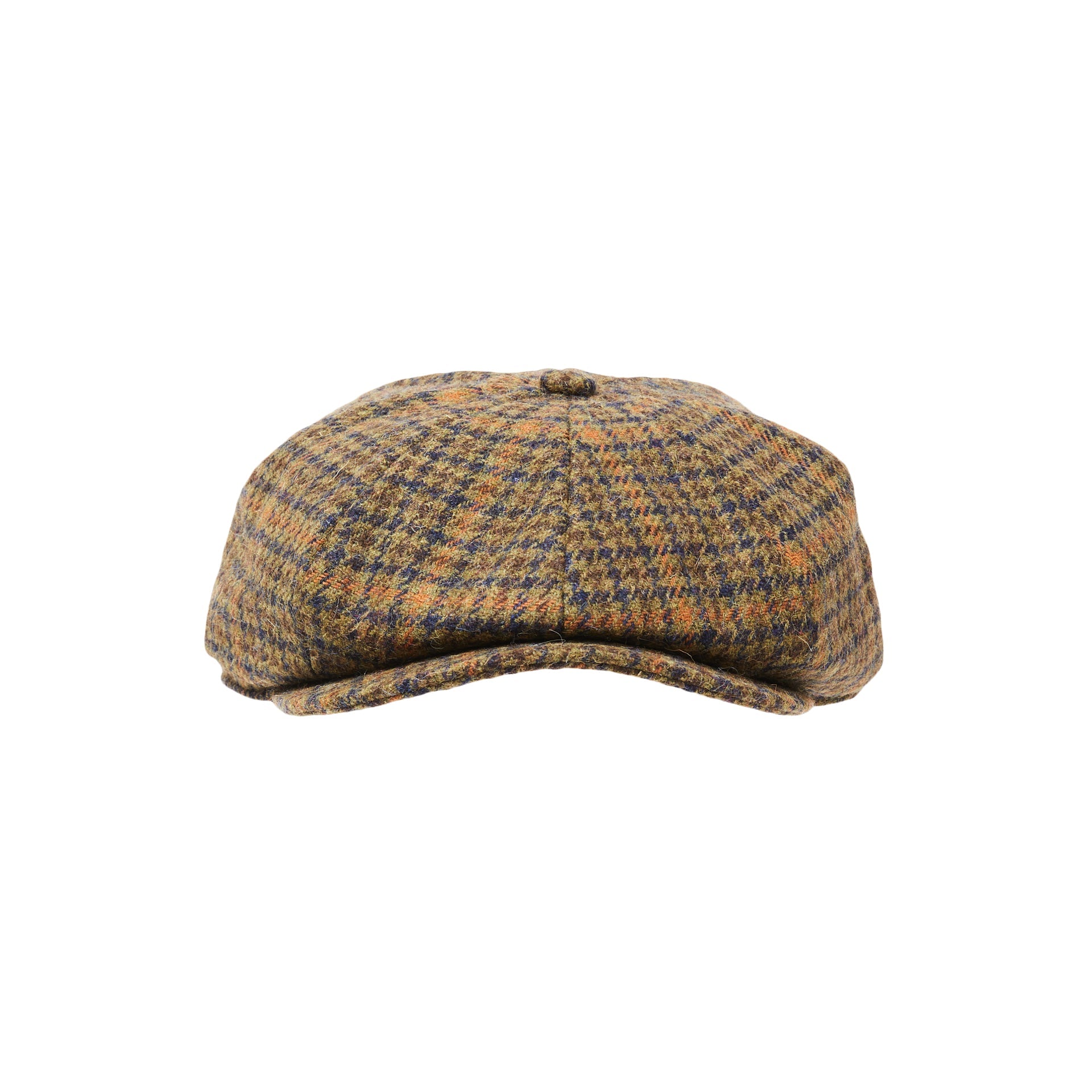 CITY HATTERS Alex Houndstooth Baker Boy - Henry BucksHats76SS220073 - BROWN - Sm