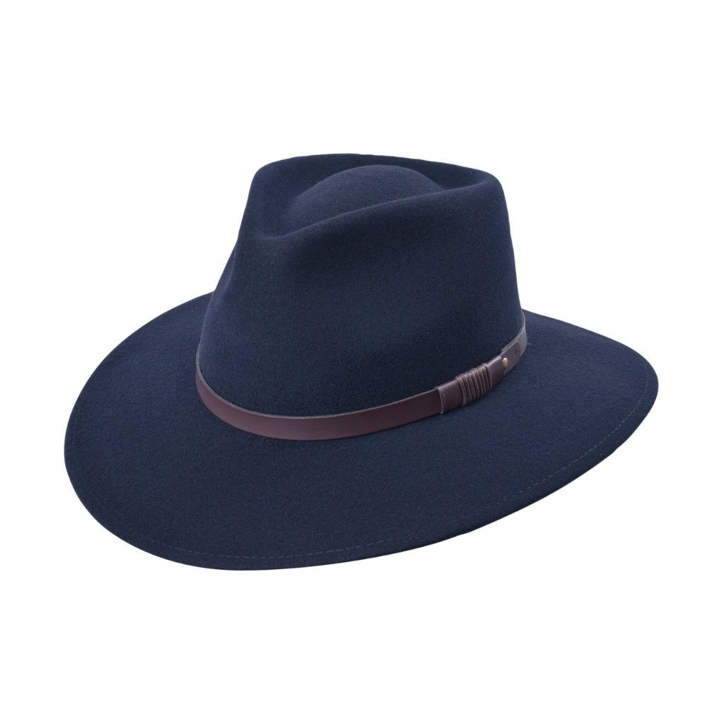 CITY HATTERS Australian Hat NAVY - Henry Bucks