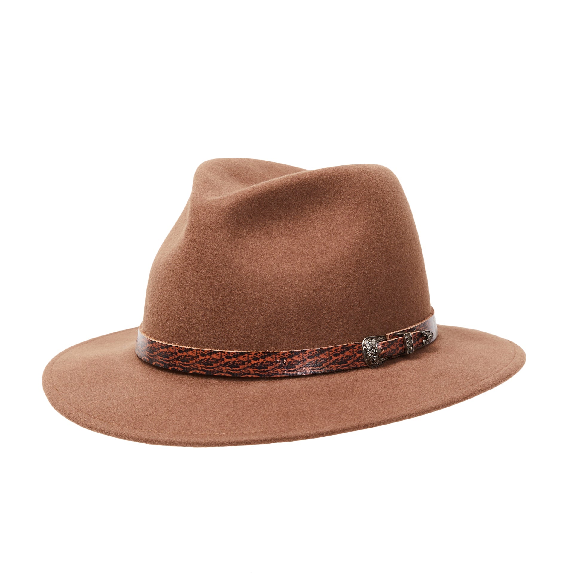 CITY HATTERS Bill Fedora - Henry BucksHats76SS220088 - BROWN - Sm