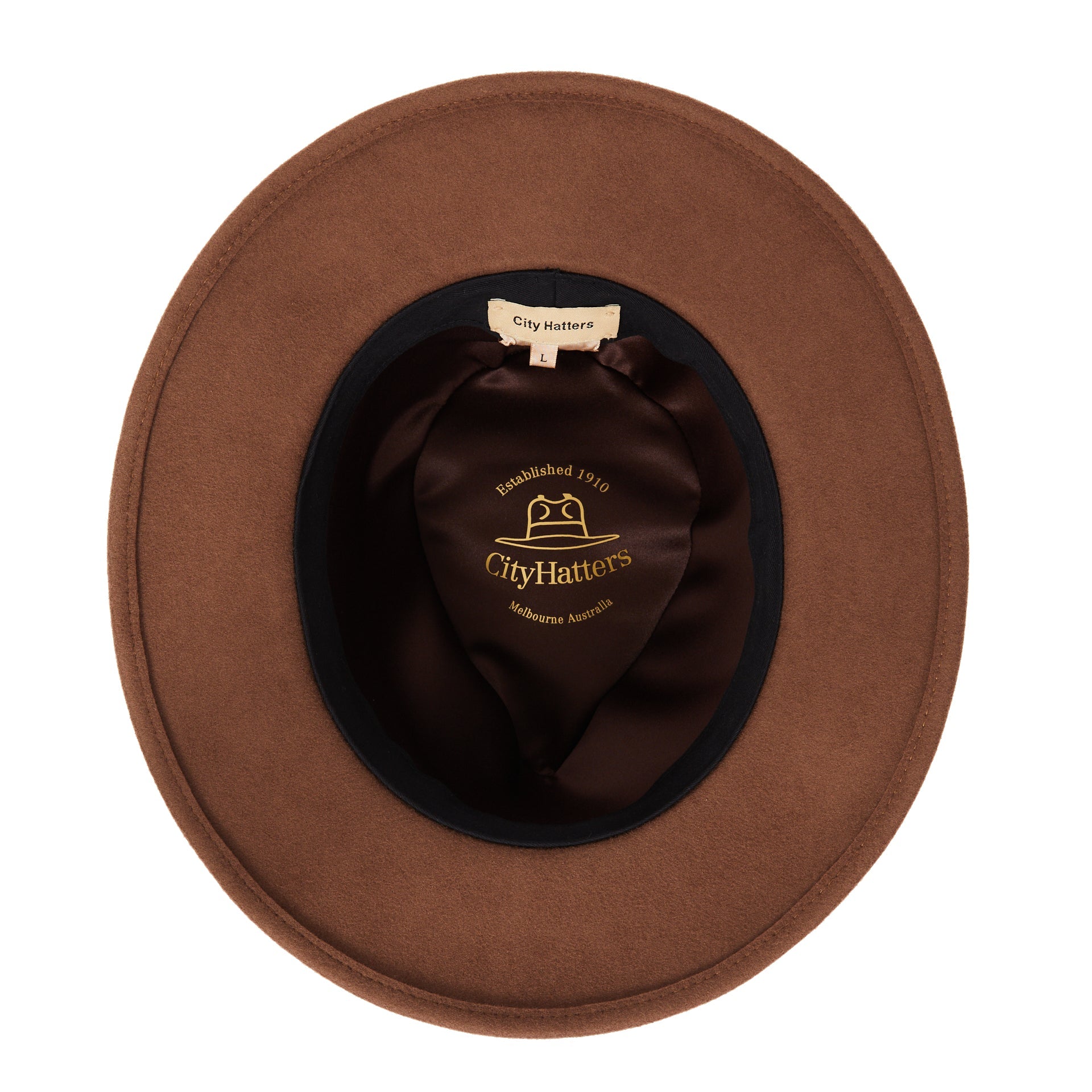 CITY HATTERS Bill Fedora - Henry BucksHats76SS220088 - BROWN - Sm