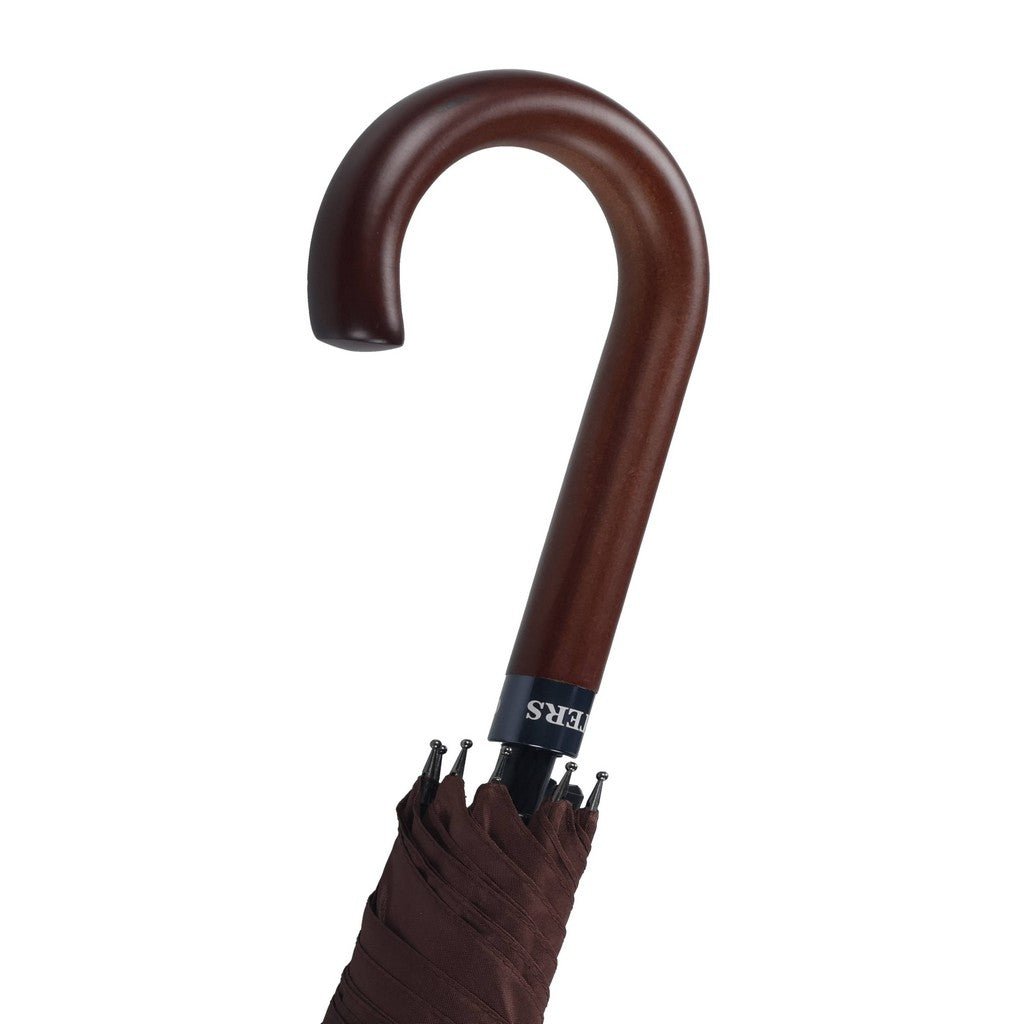 CITY HATTERS Classic Umbrella CHOCOLATE - Henry Bucks