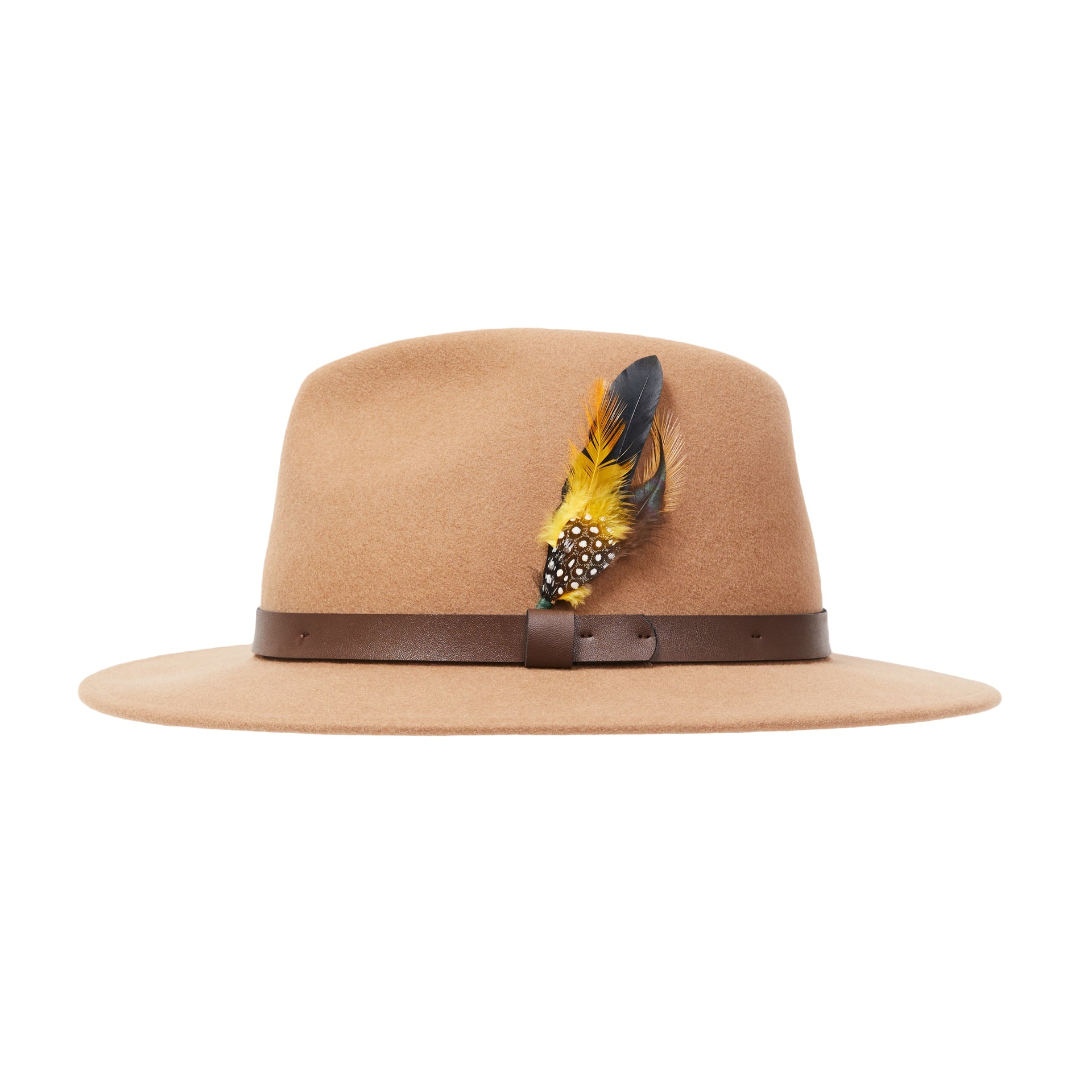 CITY HATTERS David Fedora - Henry BucksHats76SS220086 - BROWN - Sm