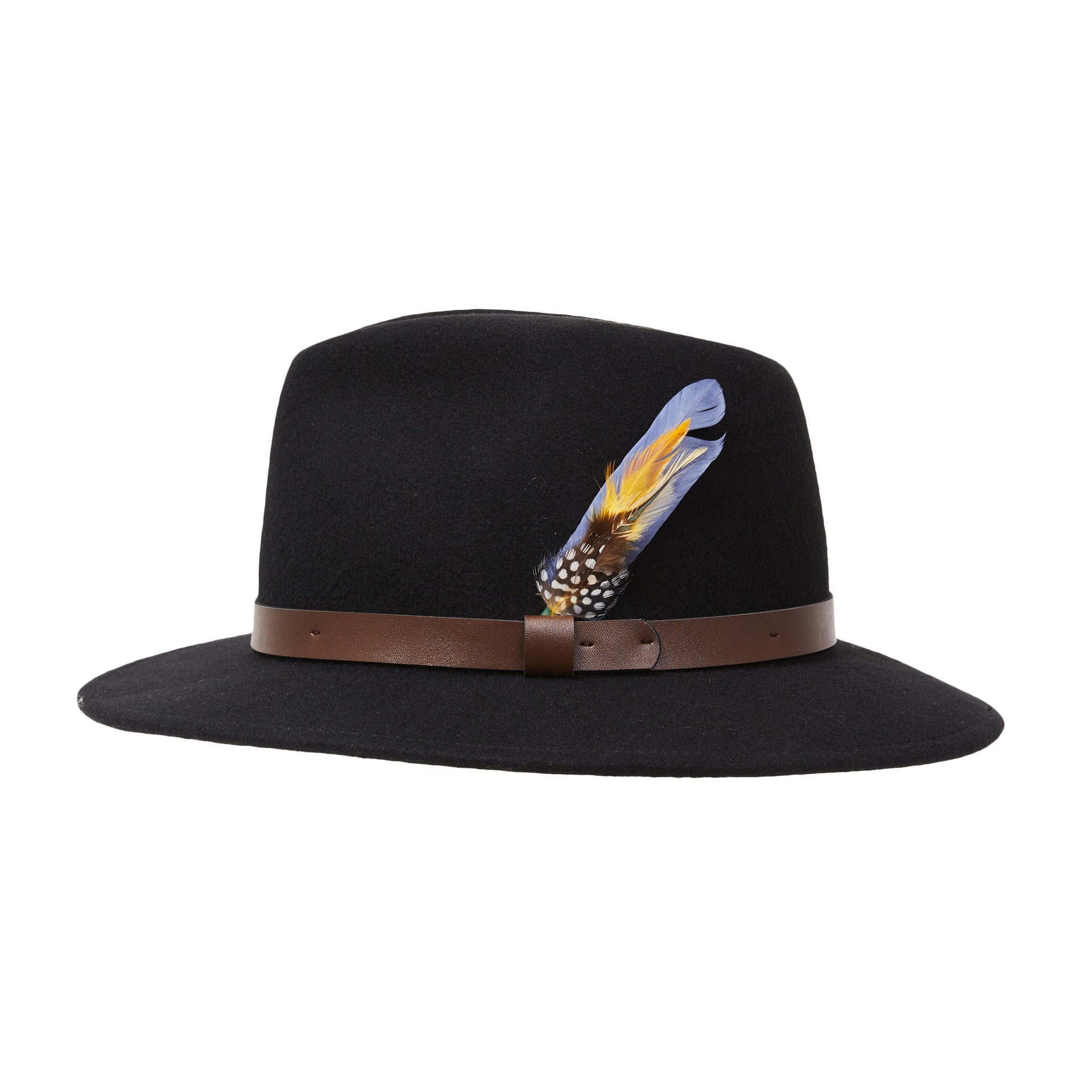 CITY HATTERS Matthew Fedora - Henry BucksHats76SS220085 - BLCK - Sm