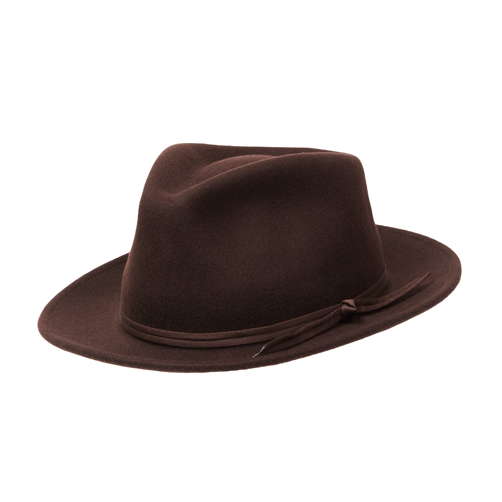 CITY HATTERS Max Fedora DARK TAN - Henry BucksHats76SS220089 - DKTAN - Sm