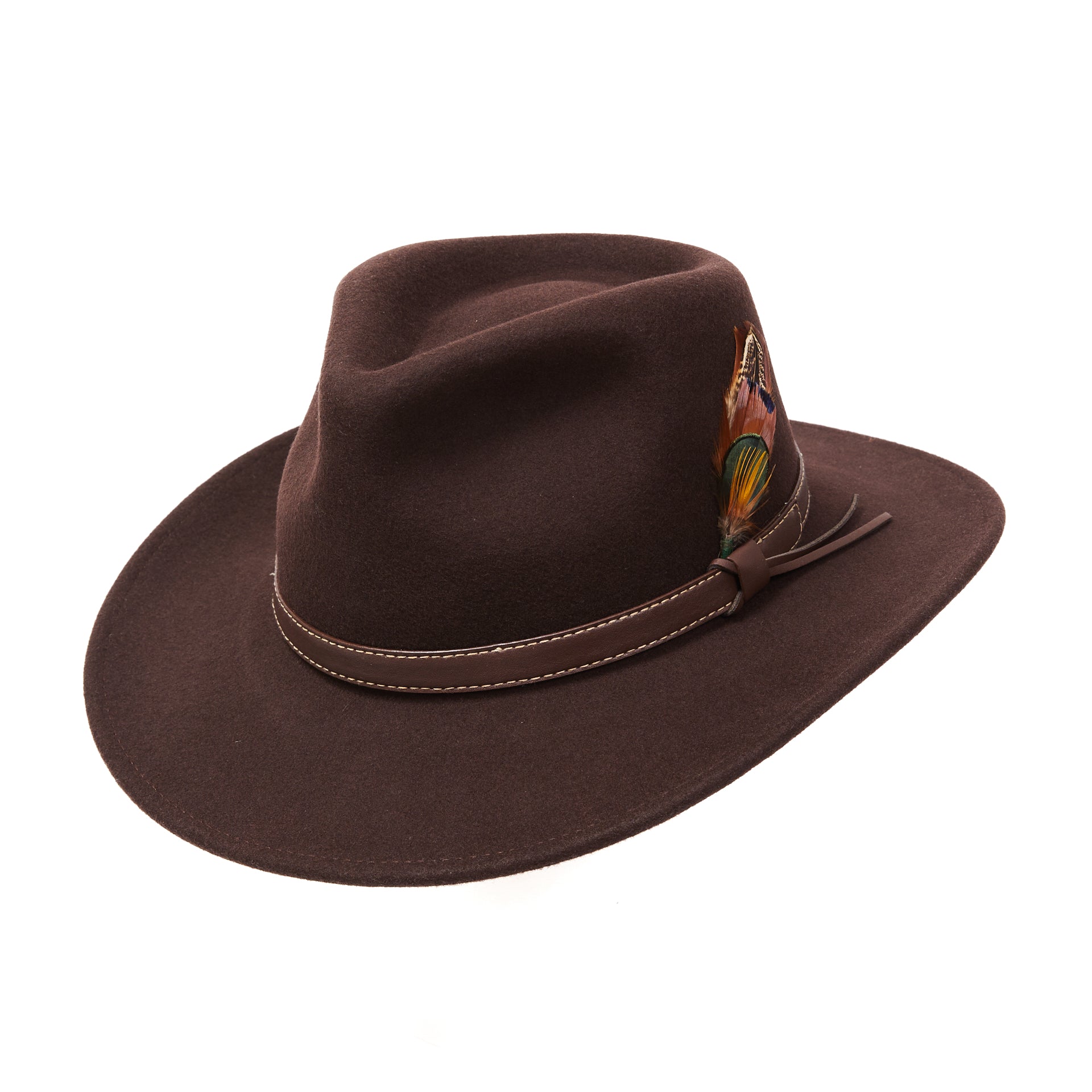 CITY HATTERS Ronald Country Hat BROWN - Henry BucksHats76SS220081 - BRWN - Sm