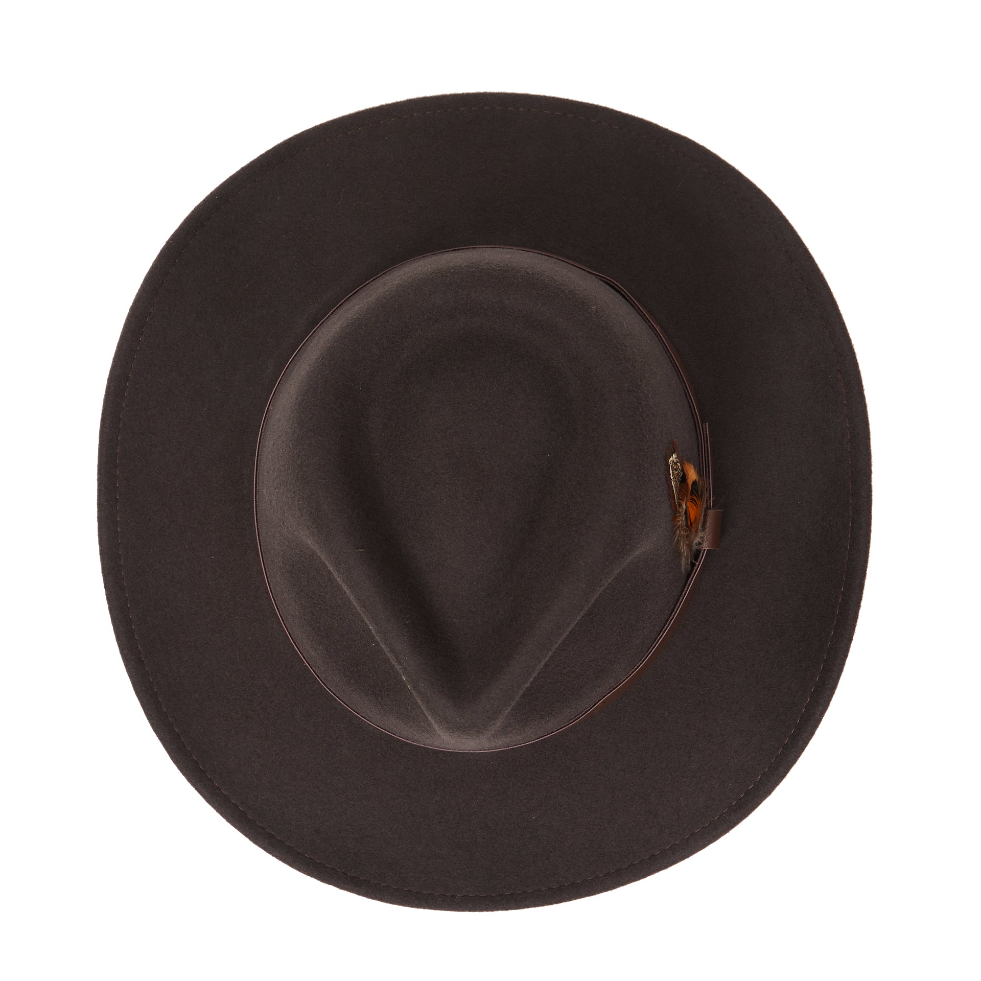 CITY HATTERS William Fedora - Henry BucksHats76SS220084 - BRWN - Sm