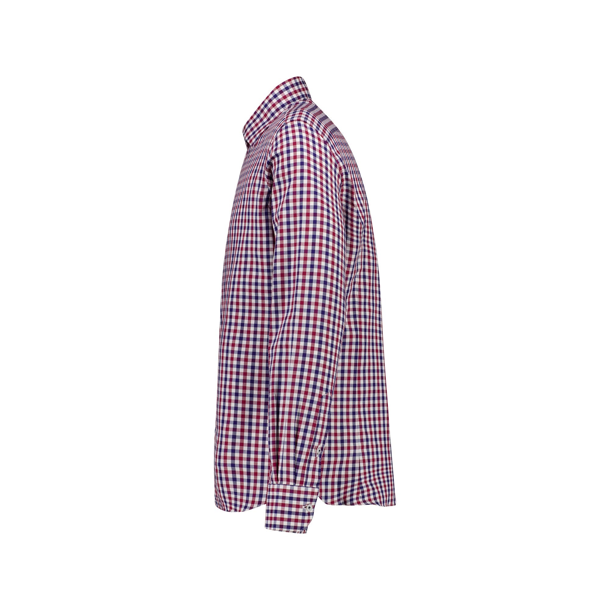 CORDONE Elegance Check Shirt NAVY/RED/MULTI - Henry BucksShirts01SS230011 - NVYRDMLTI - 39