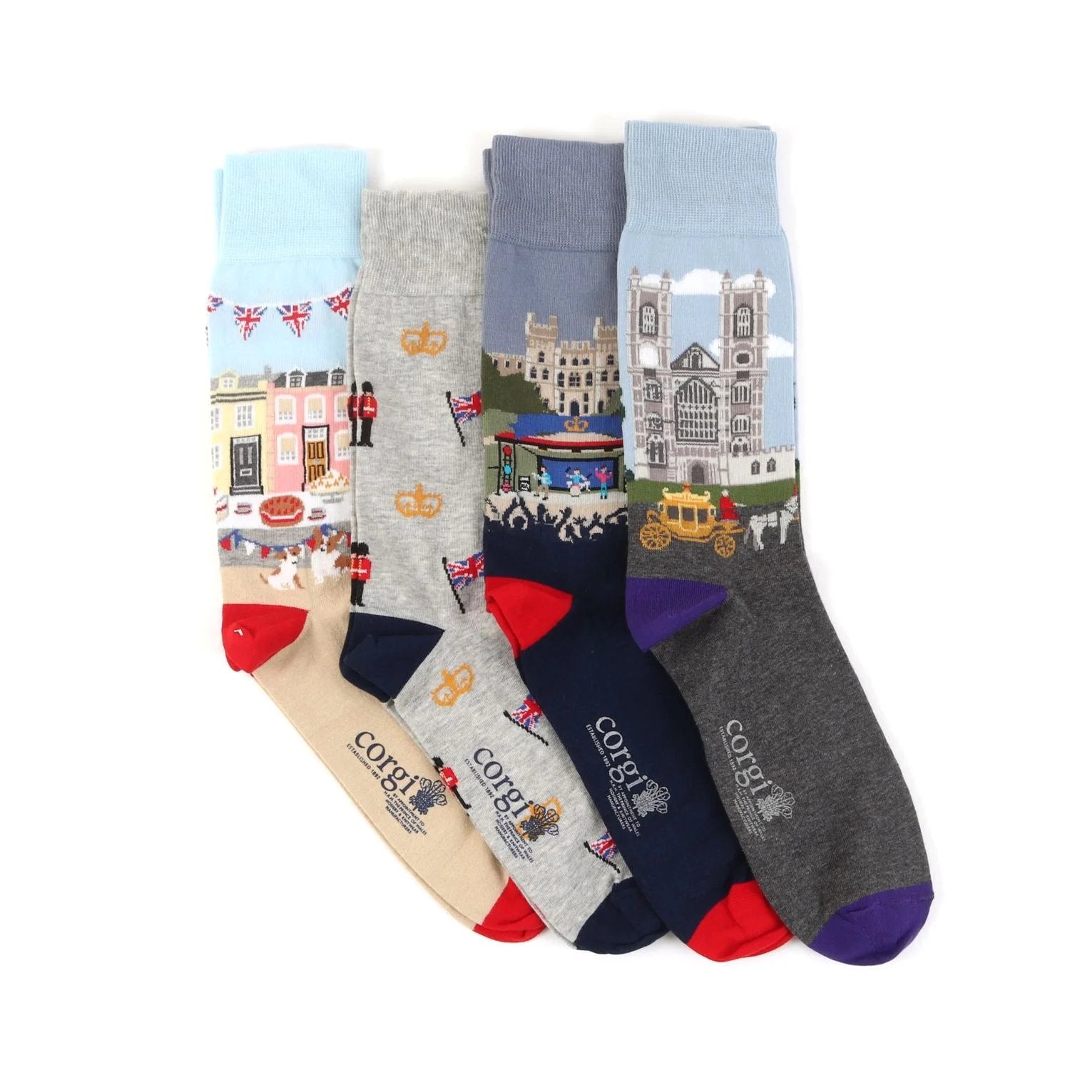 CORGI King Coronation Sock Set MULTI - Henry BucksSocks69XS230001 - MULTI - M