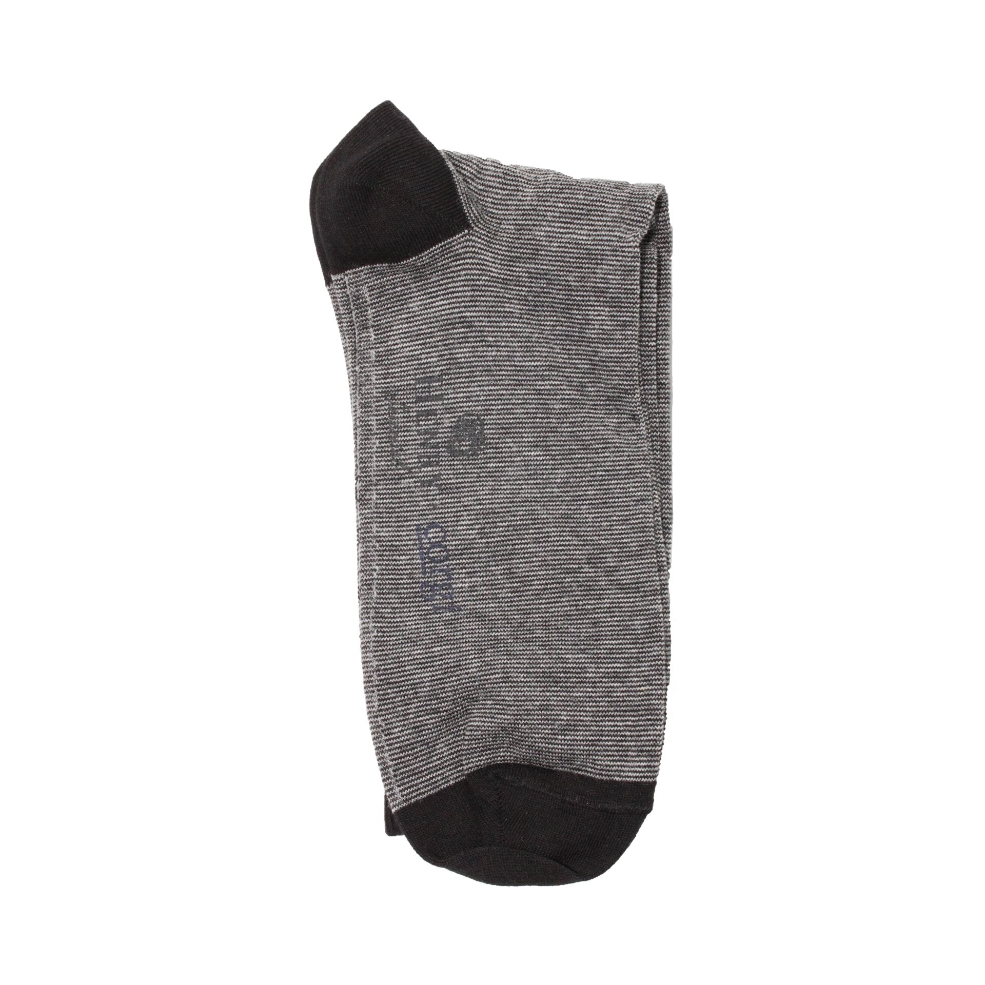 CORGI Light Weight Cotton Business Socks BLACK/GREY - Henry BucksSocks69SS230043 - BLKGRY - M