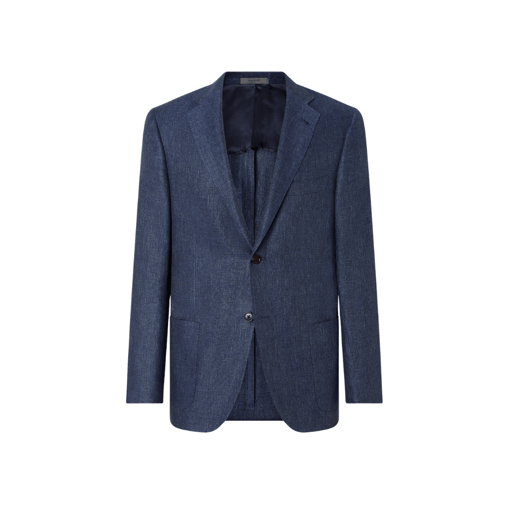 CORNELIANI Academy Light Twill Jacket NAVY - Henry Bucks