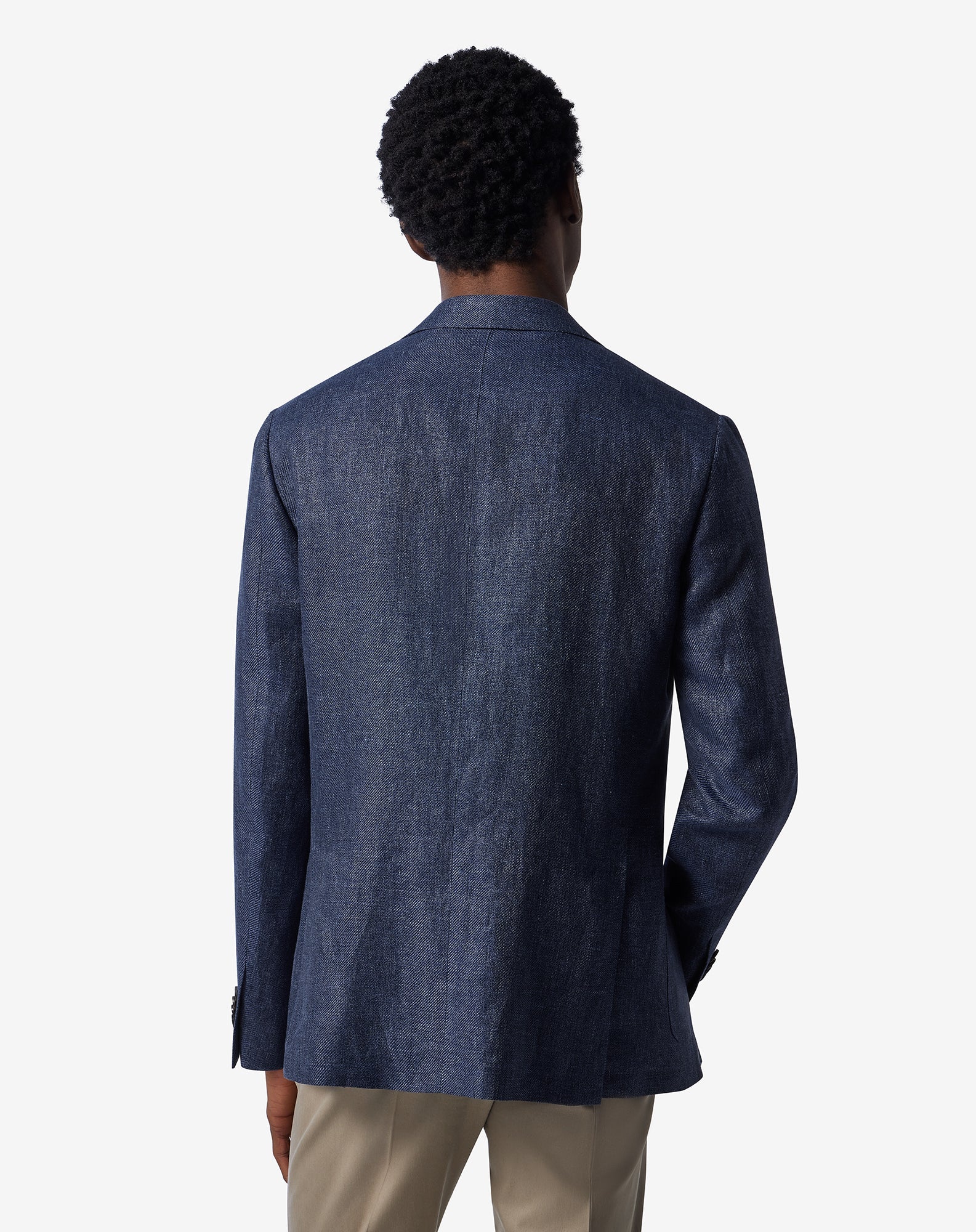 CORNELIANI Academy Light Twill Jacket NAVY - Henry Bucks
