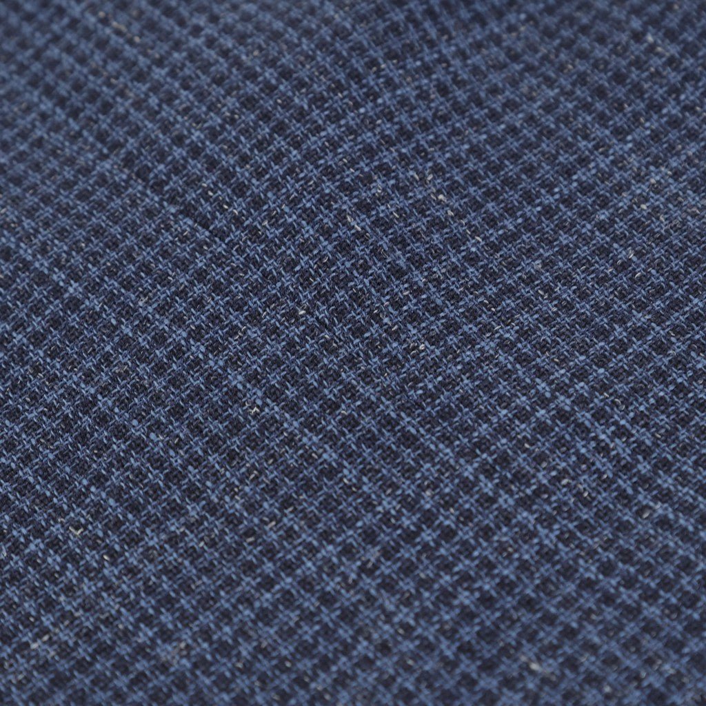 CORNELIANI Chamber Linen Single Breasted Blazer NAVY/BLUE - Henry Bucks