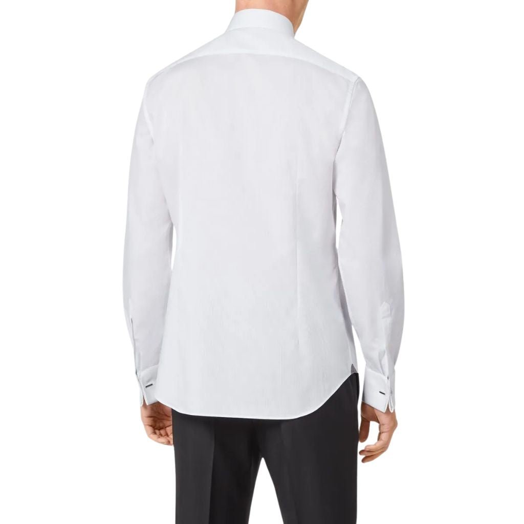 CORNELIANI Code Dinner Shirt WHITE - Henry Bucks