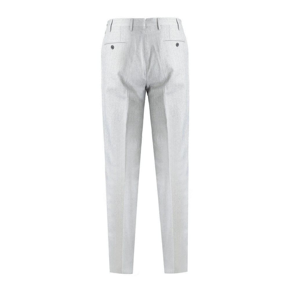 CORNELIANI Denim Look Trousers GREY REG - Henry Bucks