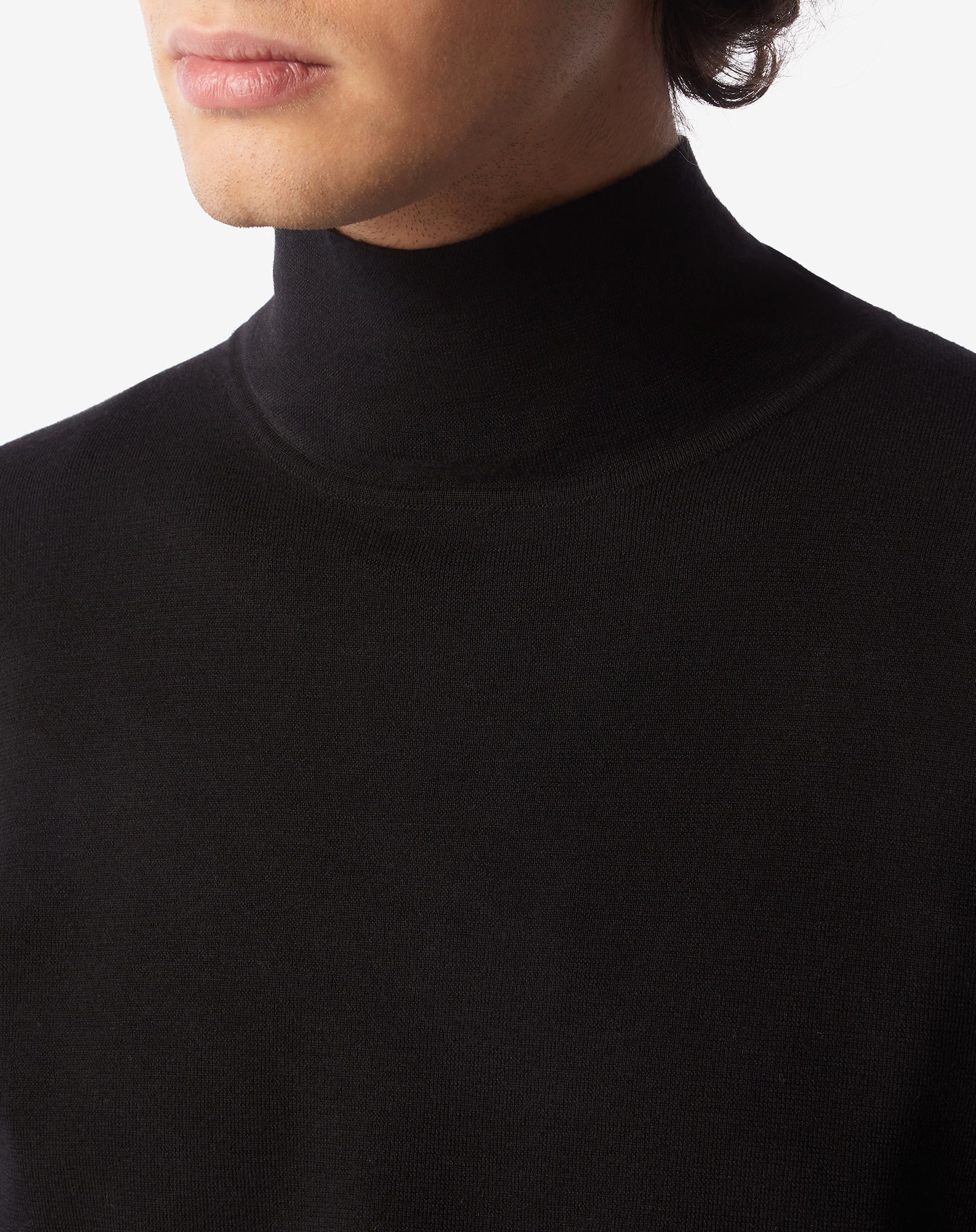 CORNELIANI Extrafine Wool Turtleneck BLACK - Henry BucksKnitwear62AW240020 - BLCK - 46