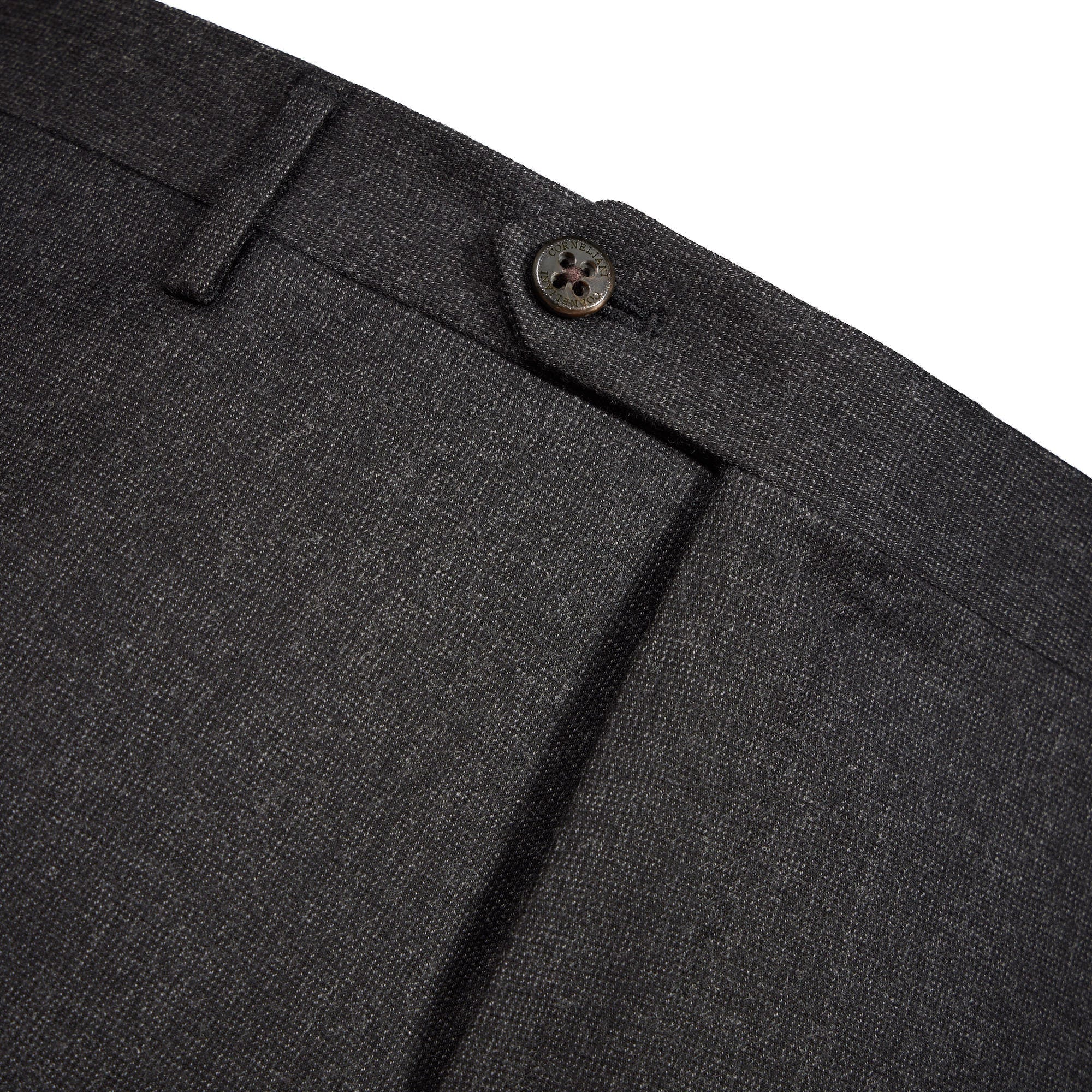 CORNELIANI Flannel Trouser CHARCOAL REG - Henry BucksTrouser - Formal34AW240003 - CHCL - R - 50