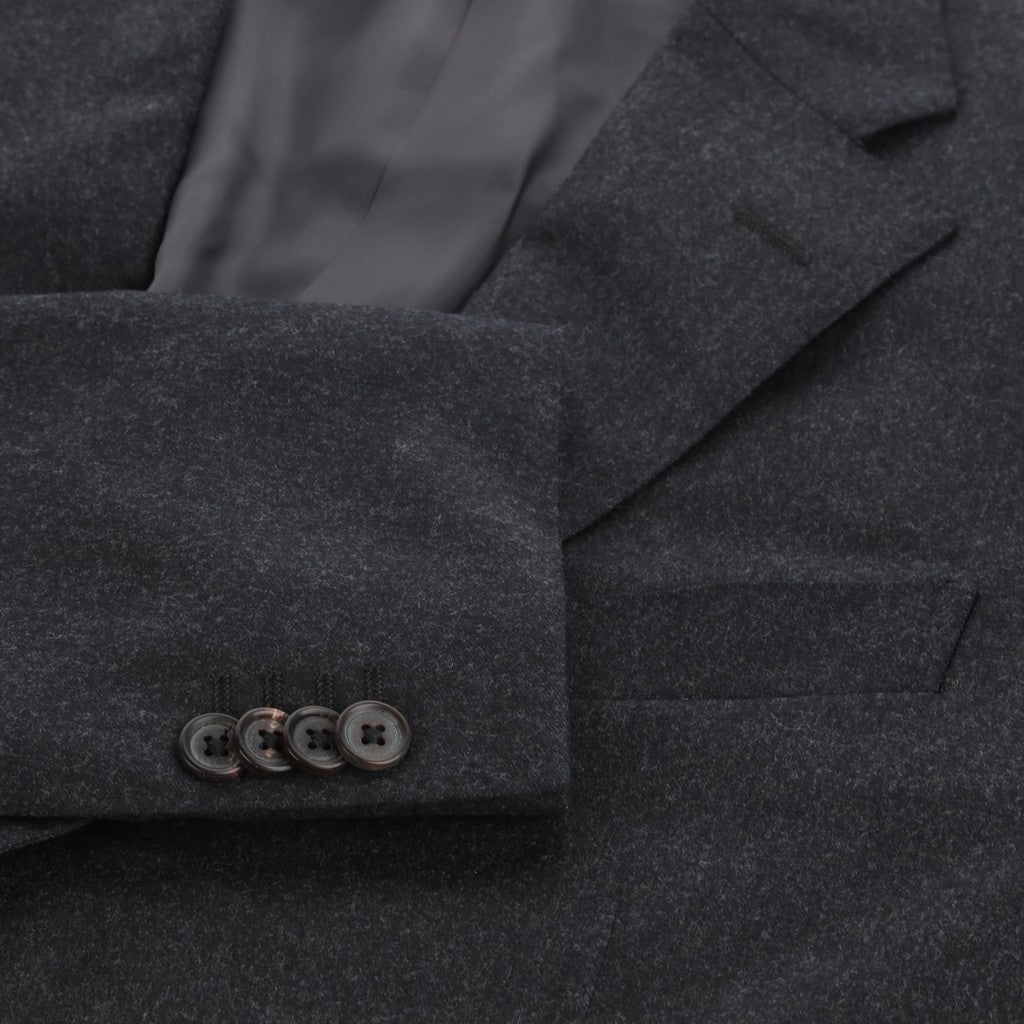 CORNELIANI Flannella Leader Suit CHARCOAL REG - Henry Bucks