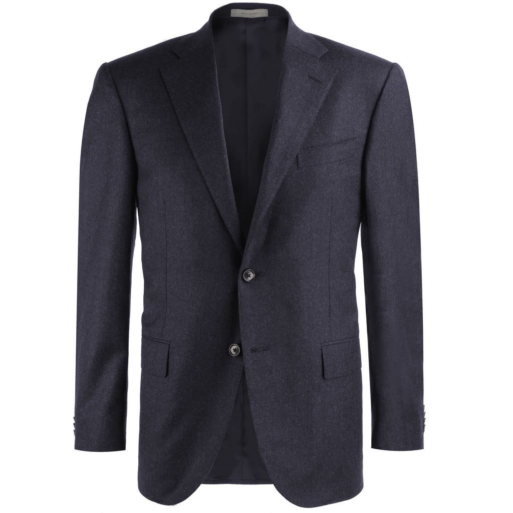 CORNELIANI Flannella Leader Suit MID BLUE REG - Henry Bucks