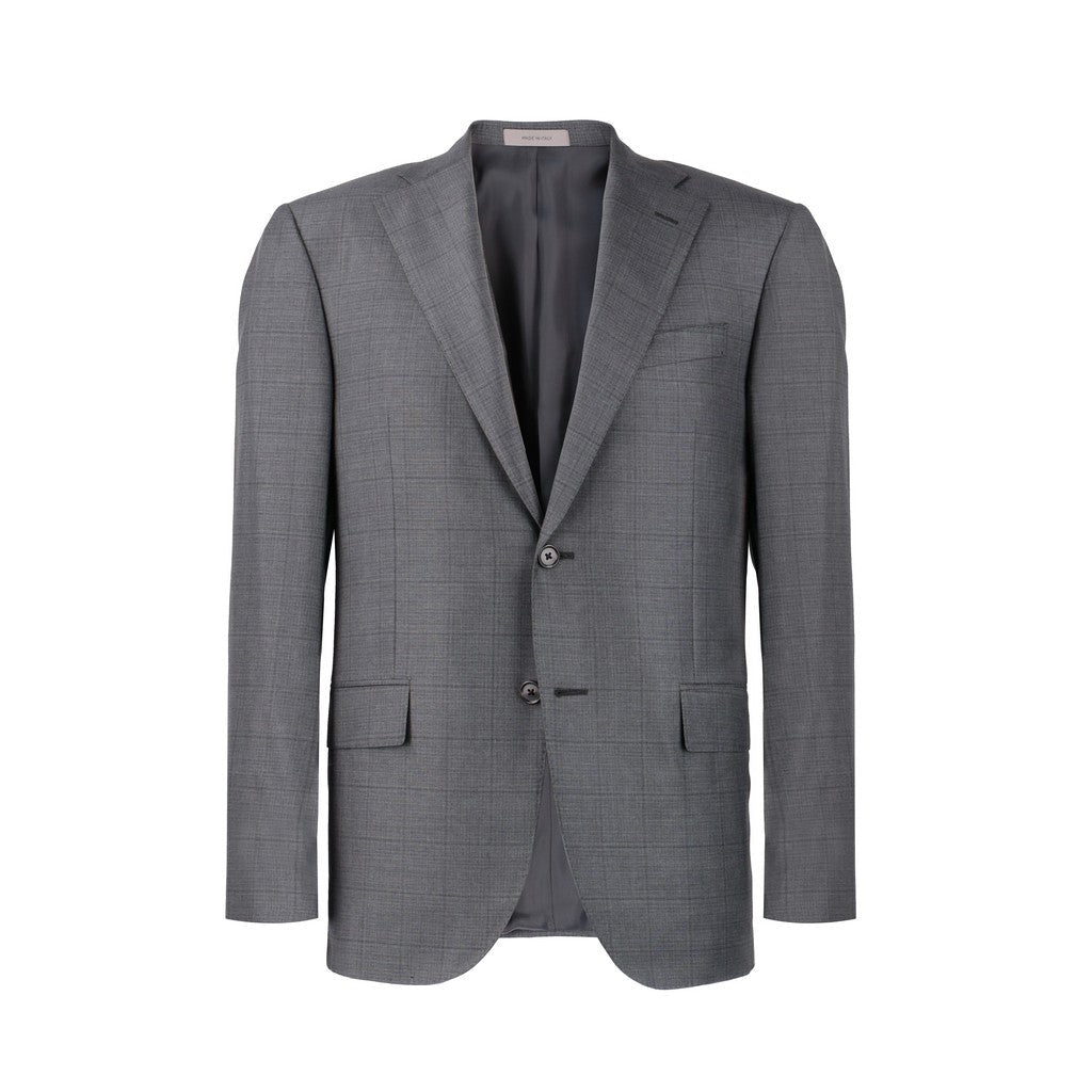 CORNELIANI Leader Wool Suit CHARCOAL REG - Henry Bucks