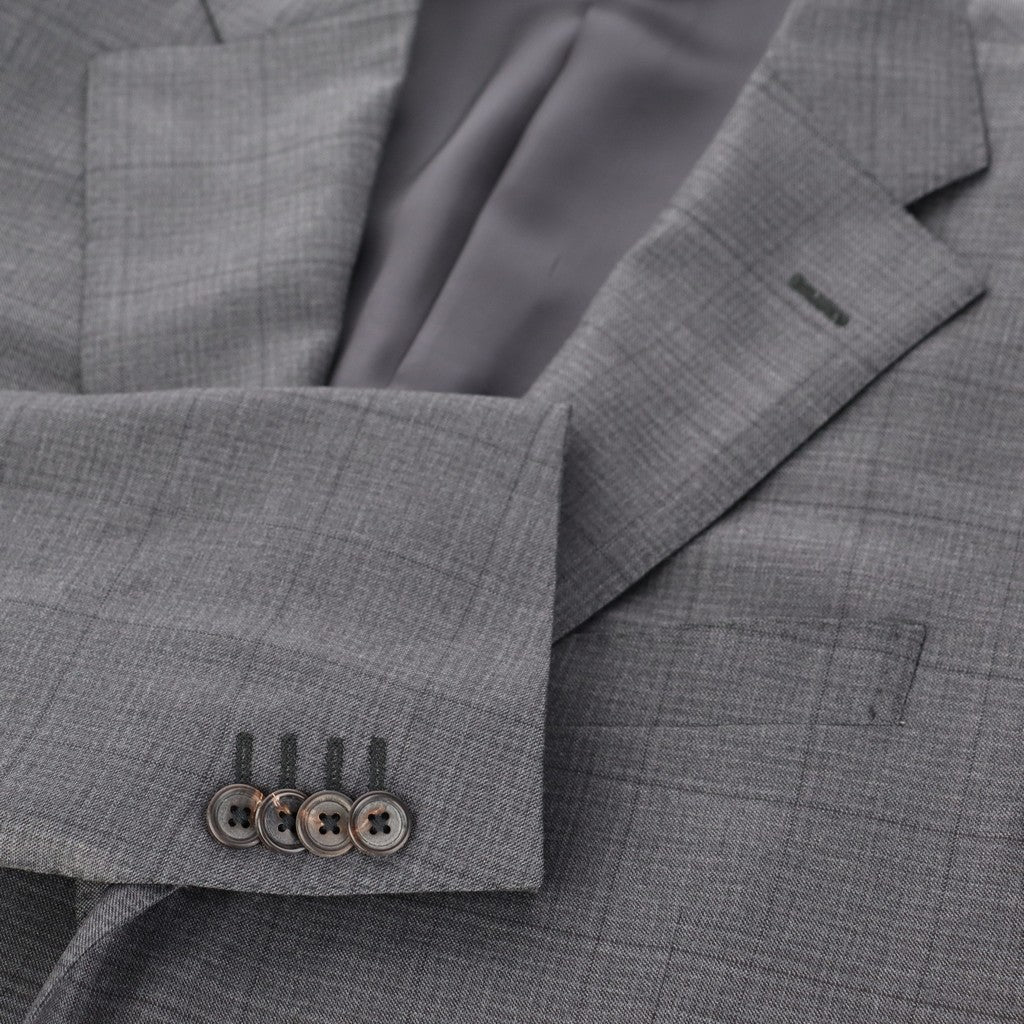 CORNELIANI Leader Wool Suit CHARCOAL REG - Henry Bucks