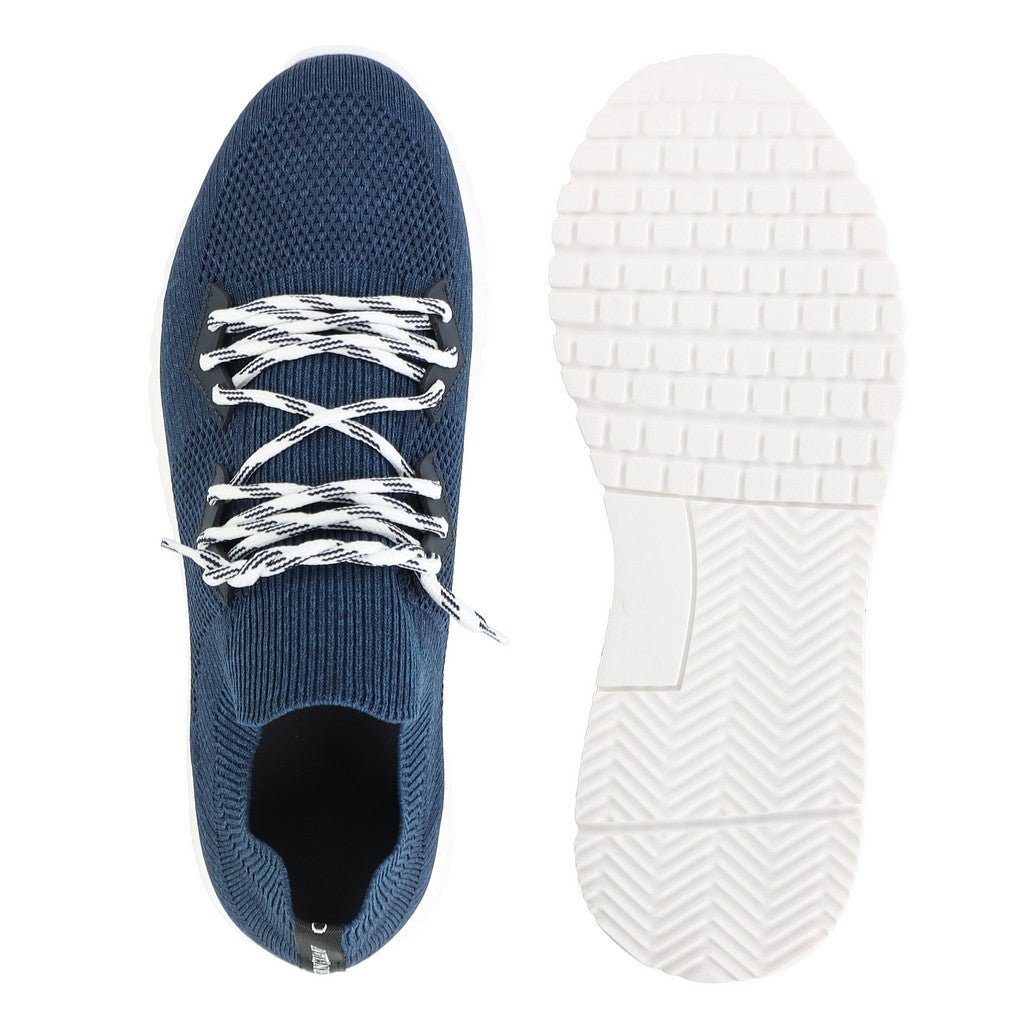 CORNELIANI Lightweight Knit Runner BLUE - Henry Bucks