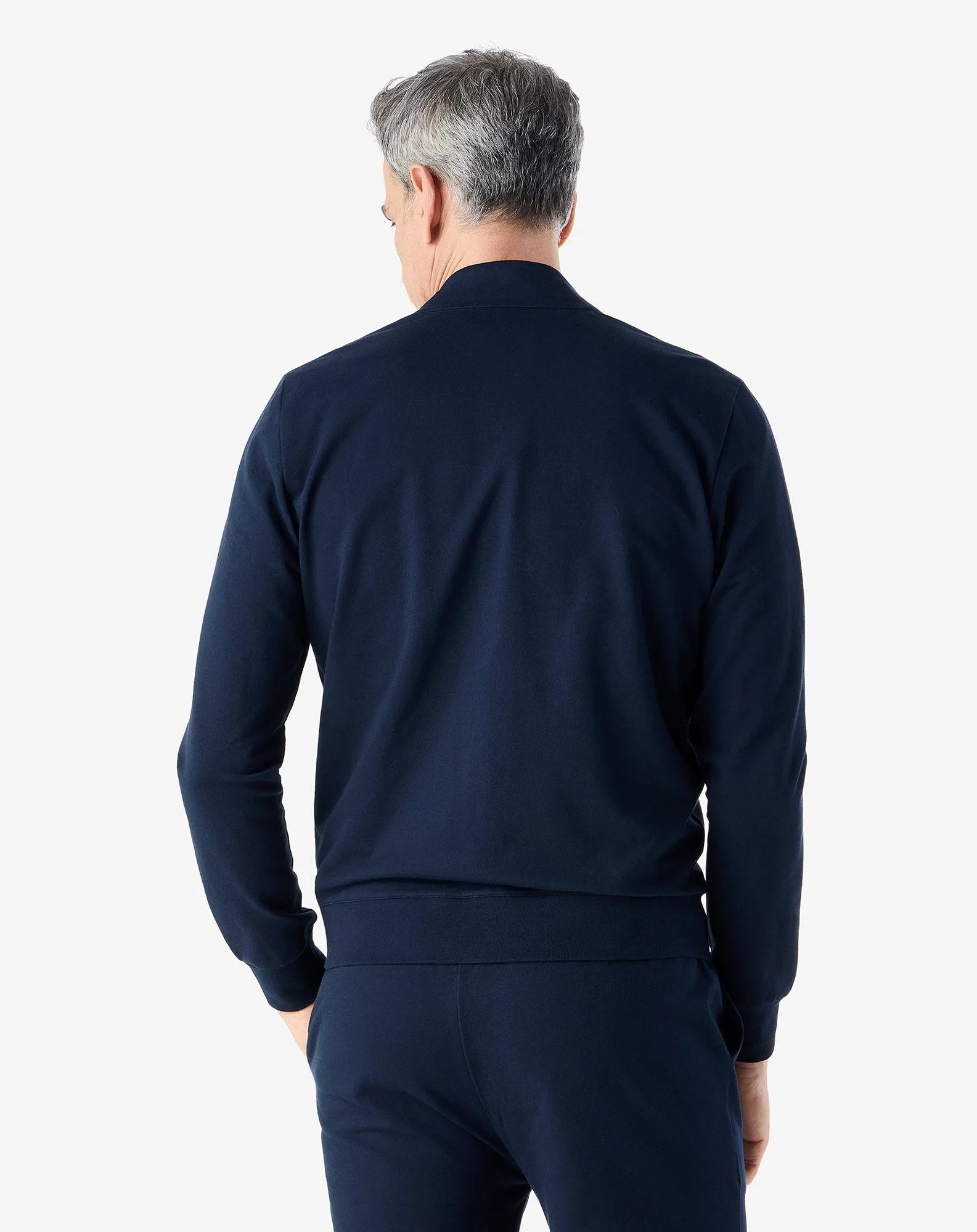 CORNELIANI Lightweight Zip Jacket NAVY - Henry Bucks