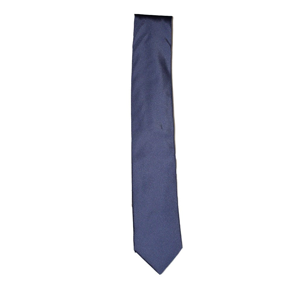 CORNELIANI Micro Stripe Silk Tie BLUE - Henry Bucks