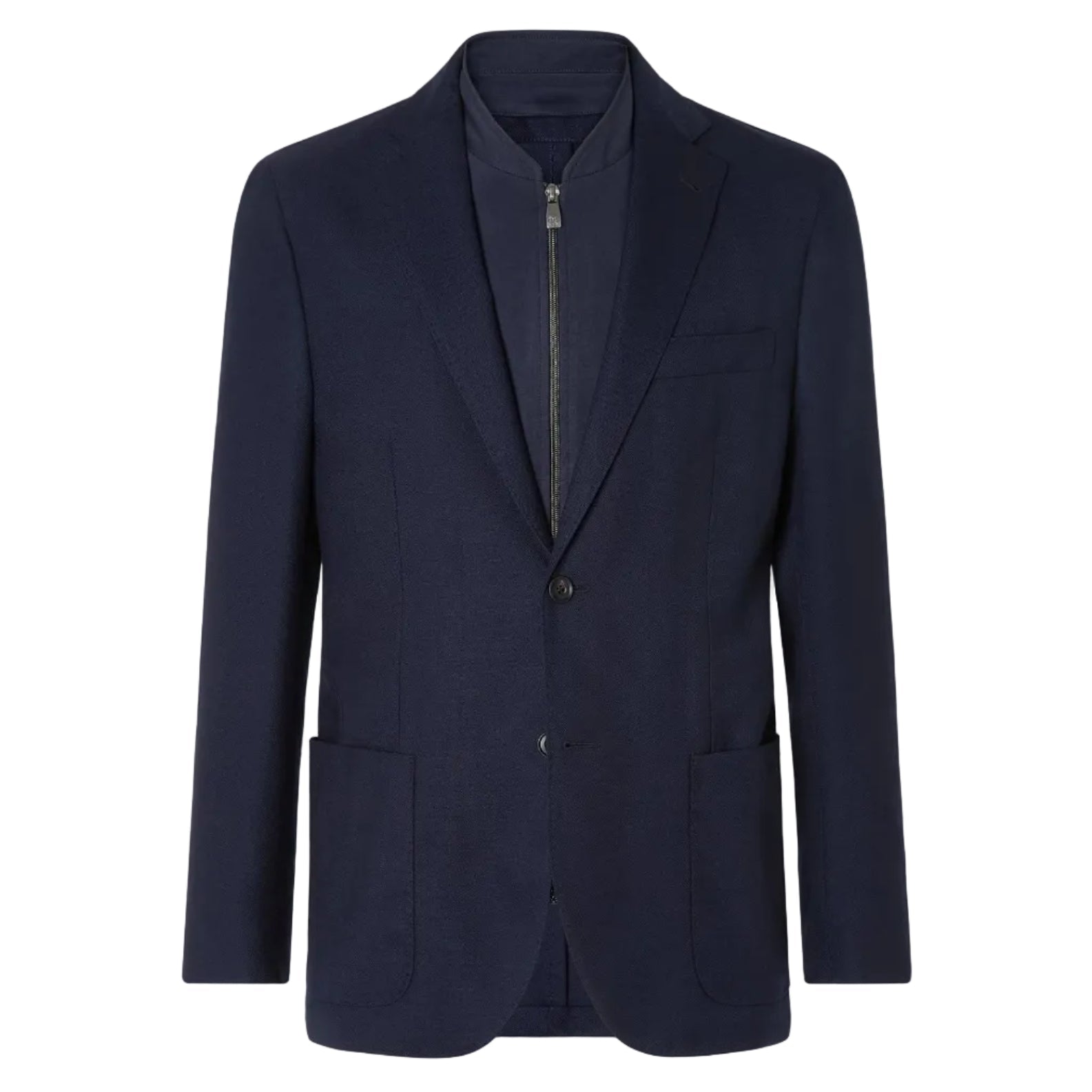 CORNELIANI Micro Wool Stretch Jacket NAVY - Henry Bucks