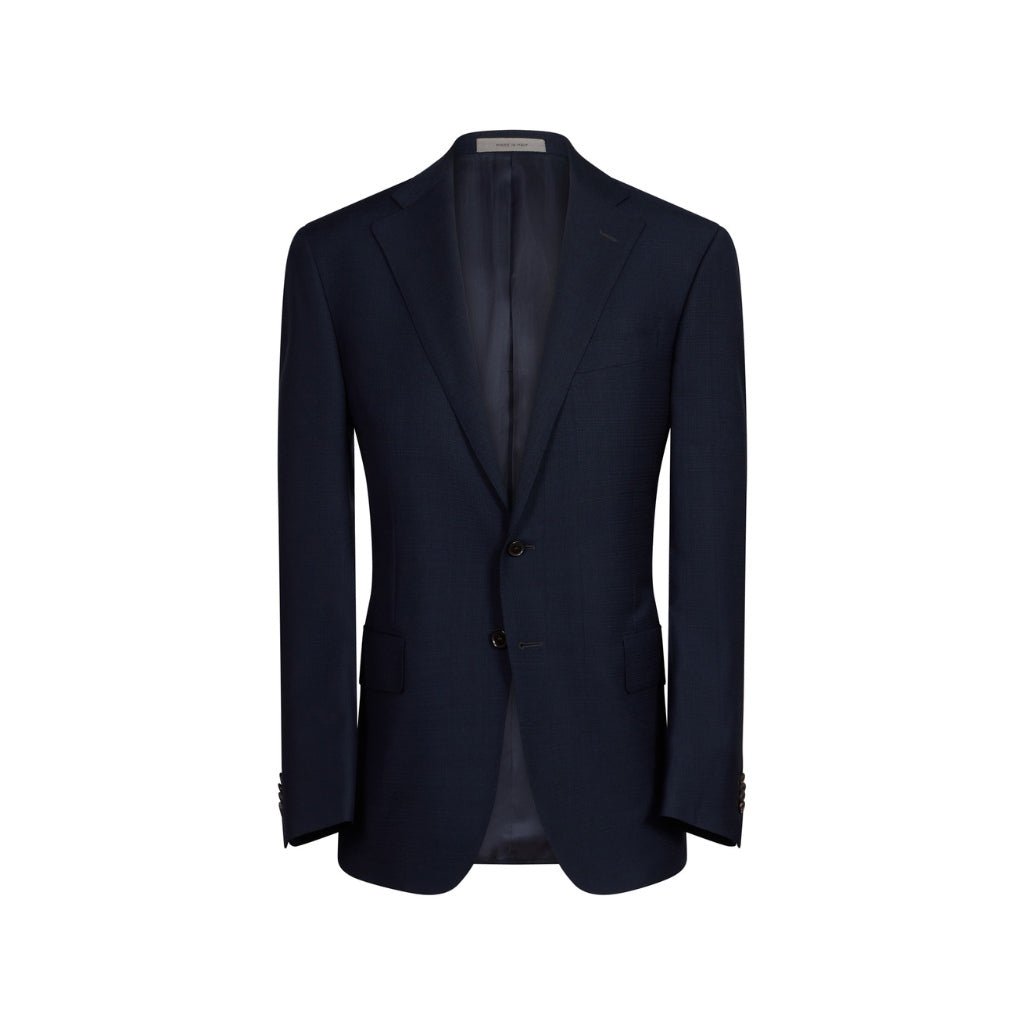 CORNELIANI Notch Lapel Suit NAVY REG - Henry Bucks