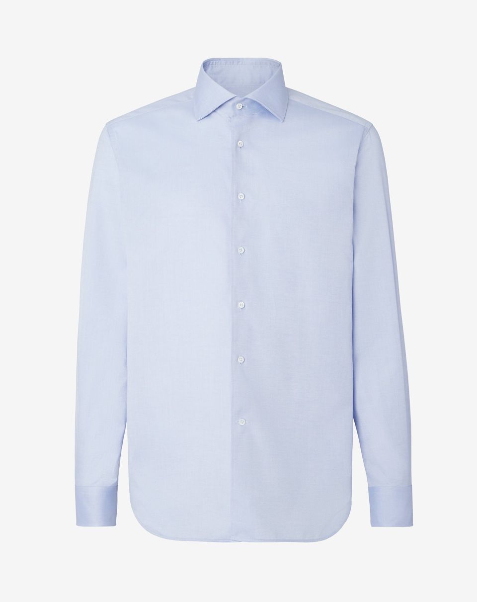 Corneliani Oxford Shirt in BLUE/SKY - Henry BucksShirts01SS230002 - BLUESKY - 39