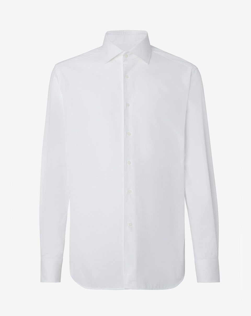 Corneliani Oxford Shirt in WHITE - Henry BucksShirts01SS230002 - WHTE - 39