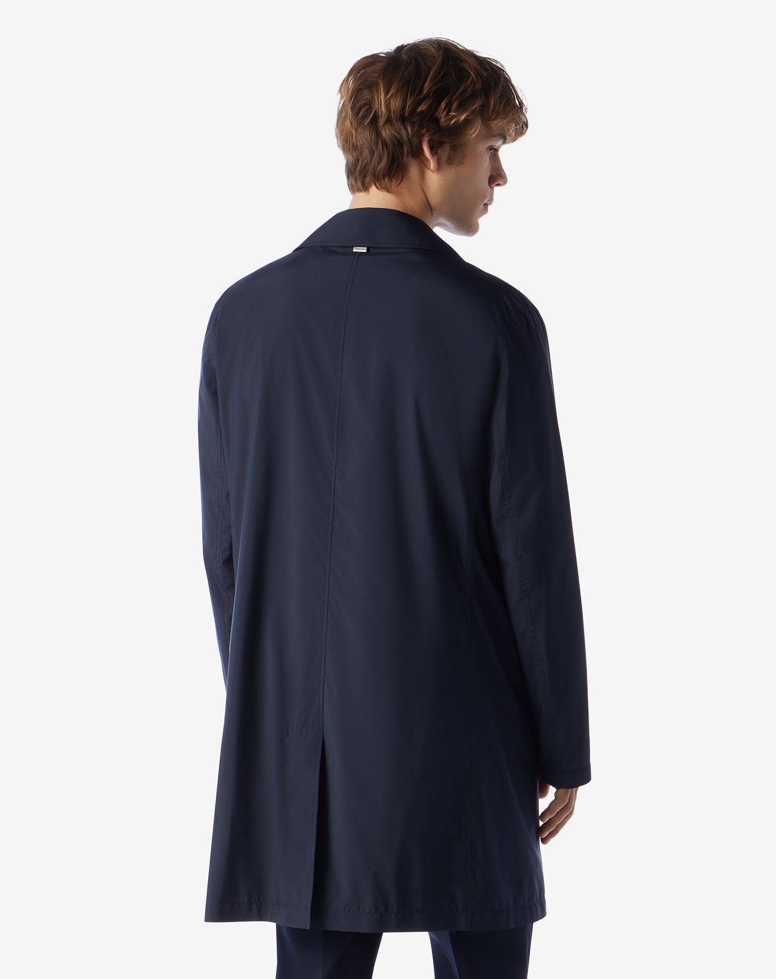 CORNELIANI Packable Raincoat NAVY - Henry Bucks