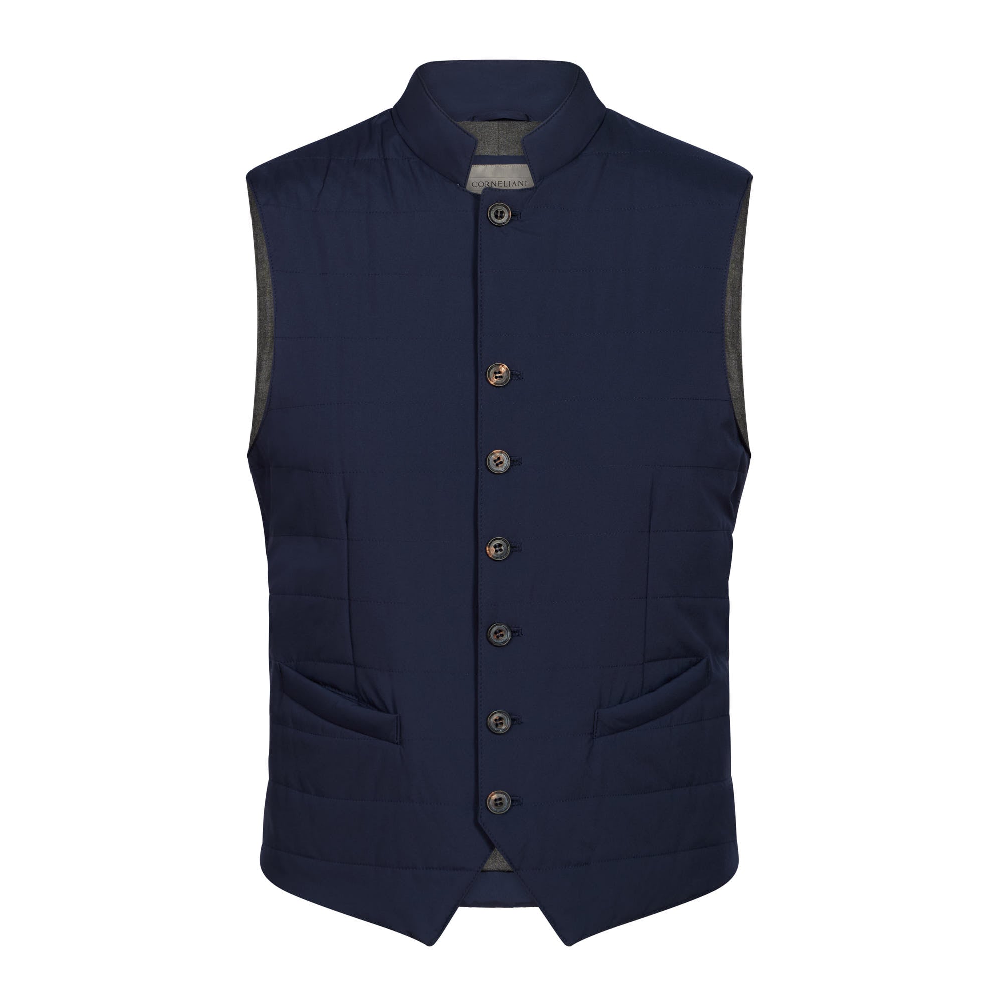 CORNELIANI Padded Waistcoat NAVY REG - Henry BucksWaistcoat33AW240017 - NAVY - R - 50