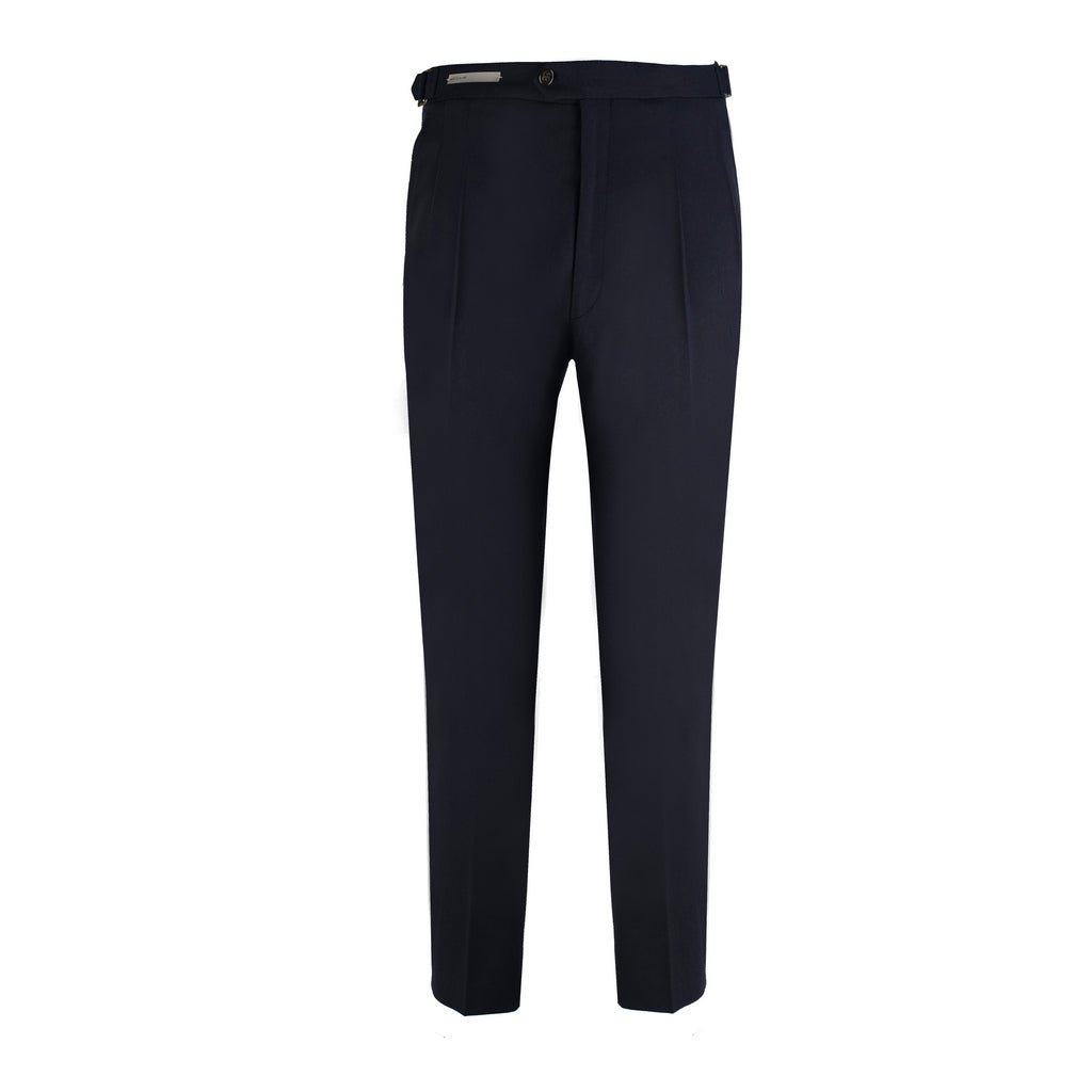 CORNELIANI Pleat Side Adjustable Trousers NAVY - Henry BucksTrousers63AW240013 - NAVY - 46