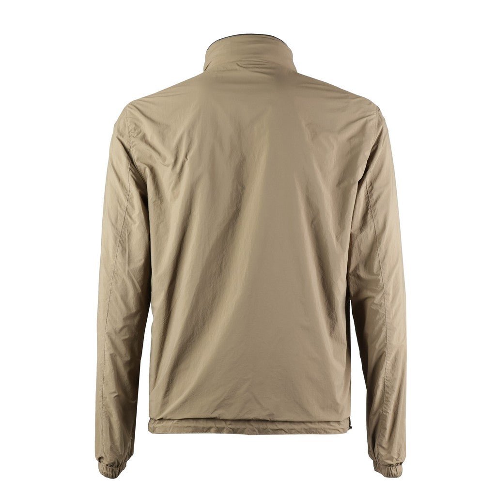 CORNELIANI Reversible Zip Jacket NAVY/TAN - Henry Bucks