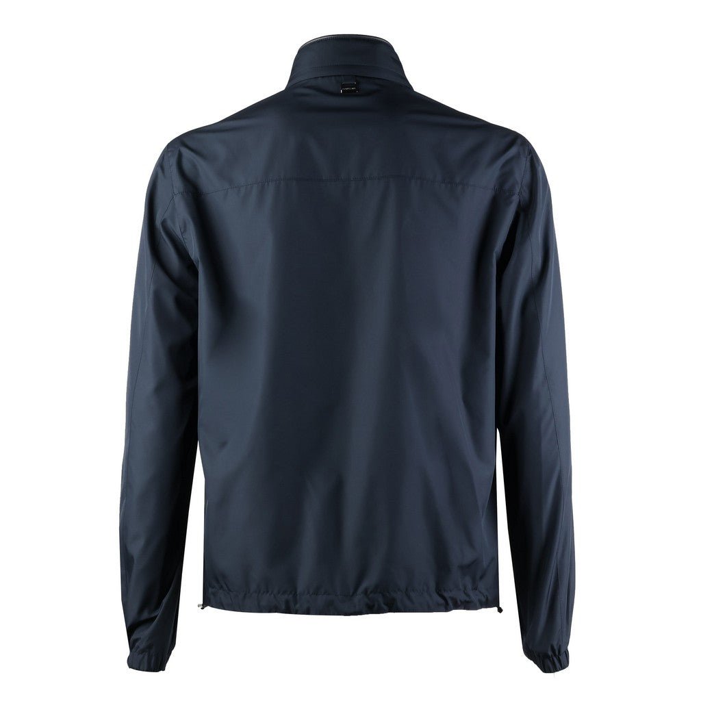 CORNELIANI Reversible Zip Jacket NAVY/TAN - Henry Bucks