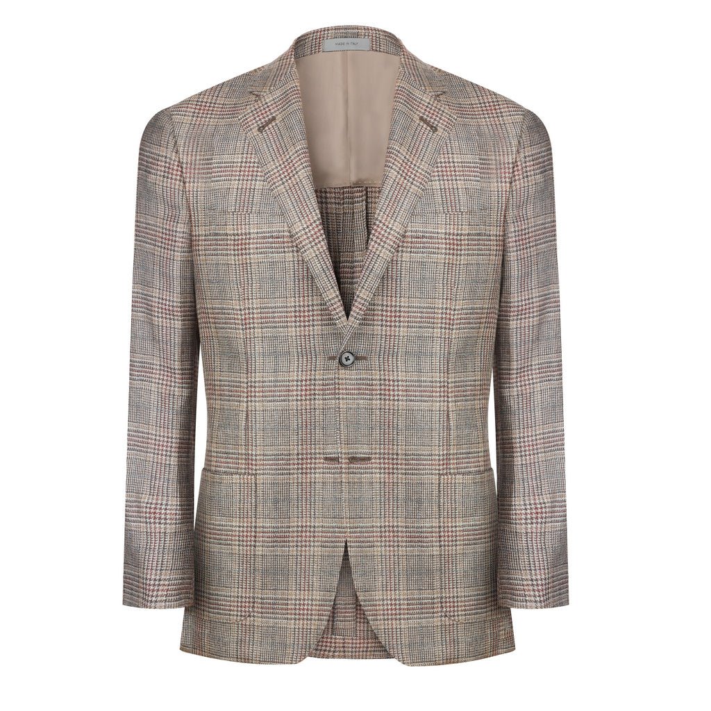 CORNELIANI Single Breasted Cashmere Gate Jacket CAMEL - Henry BucksBlazers64AW240039 - CAMEL - 48