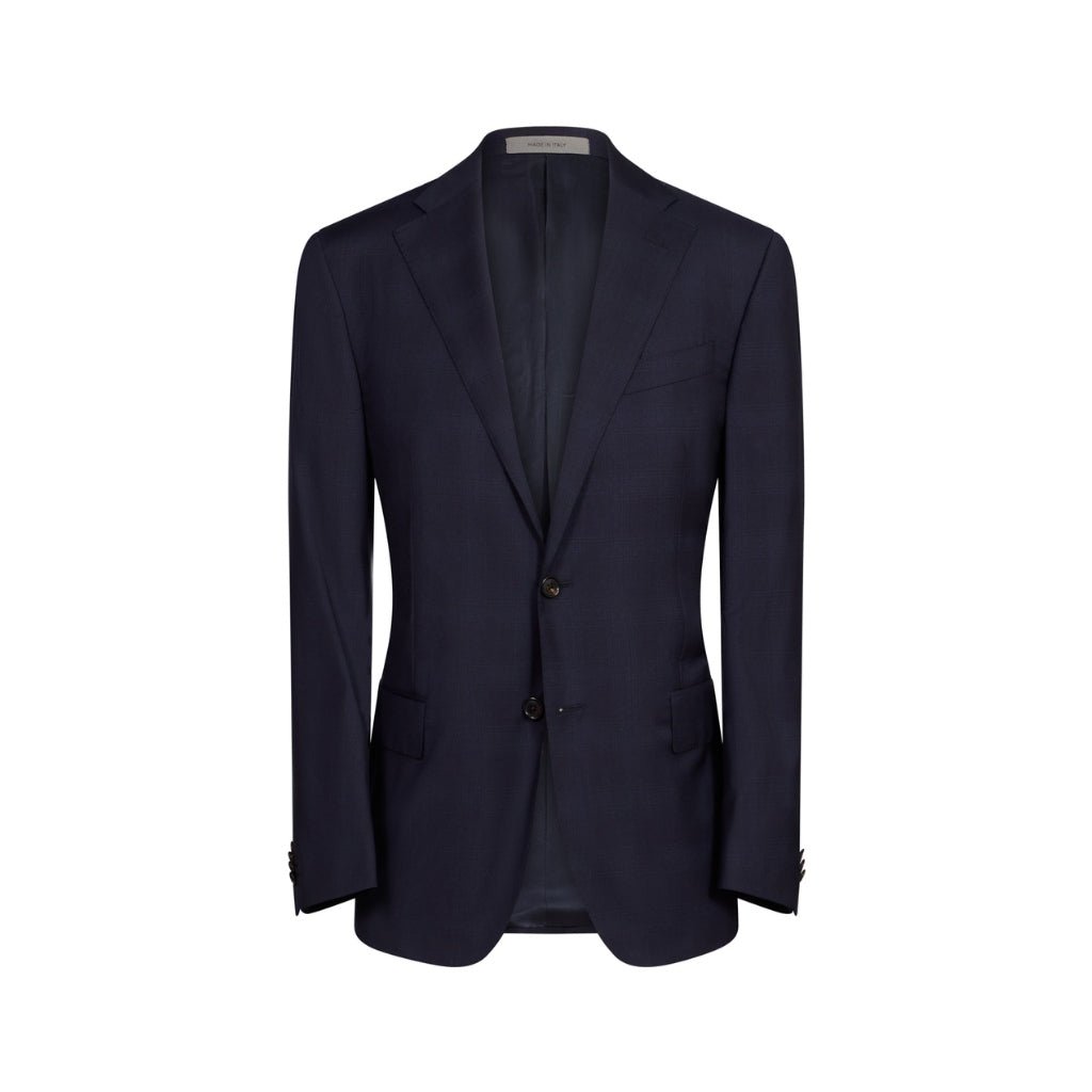 CORNELIANI Stretch Wool Suit NAVY REG - Henry Bucks