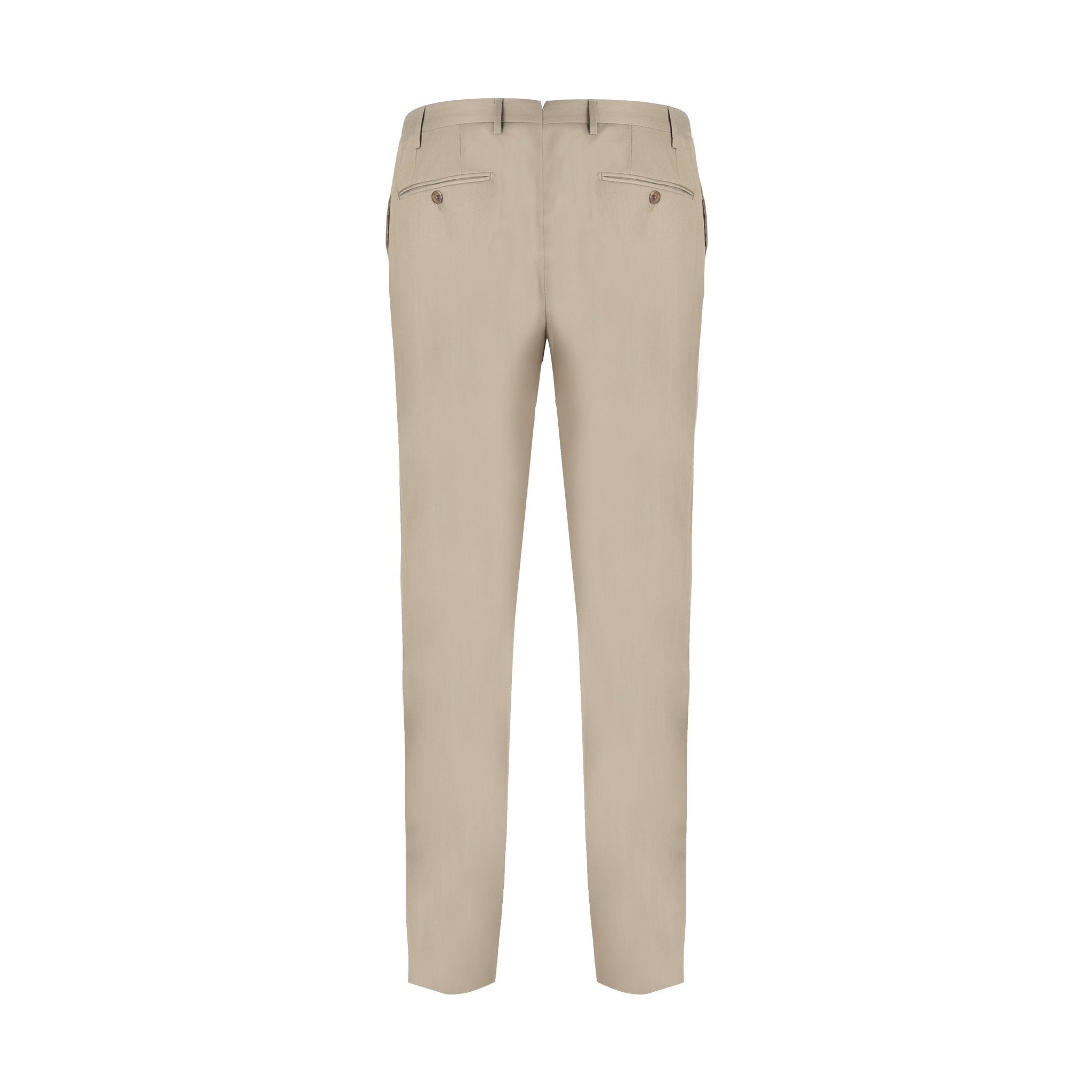 CORNELIANI Stretch Wool Trousers CAMEL REG - Henry Bucks