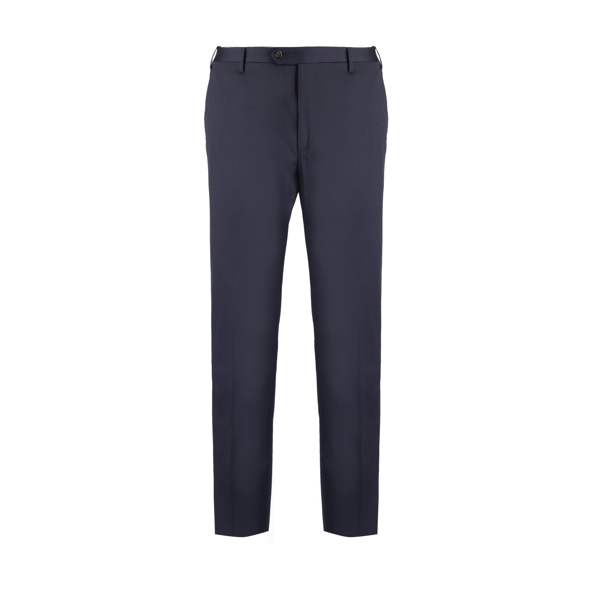 CORNELIANI Stretch Wool Trousers NAVY REG - Henry Bucks