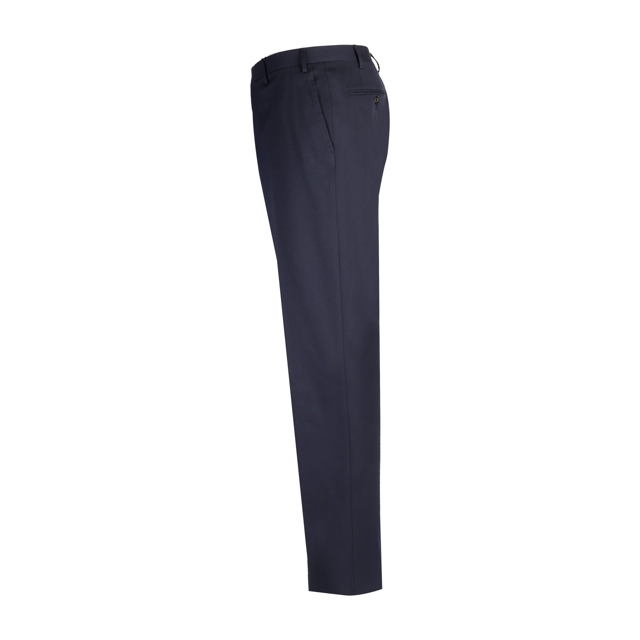 CORNELIANI Stretch Wool Trousers NAVY REG - Henry Bucks