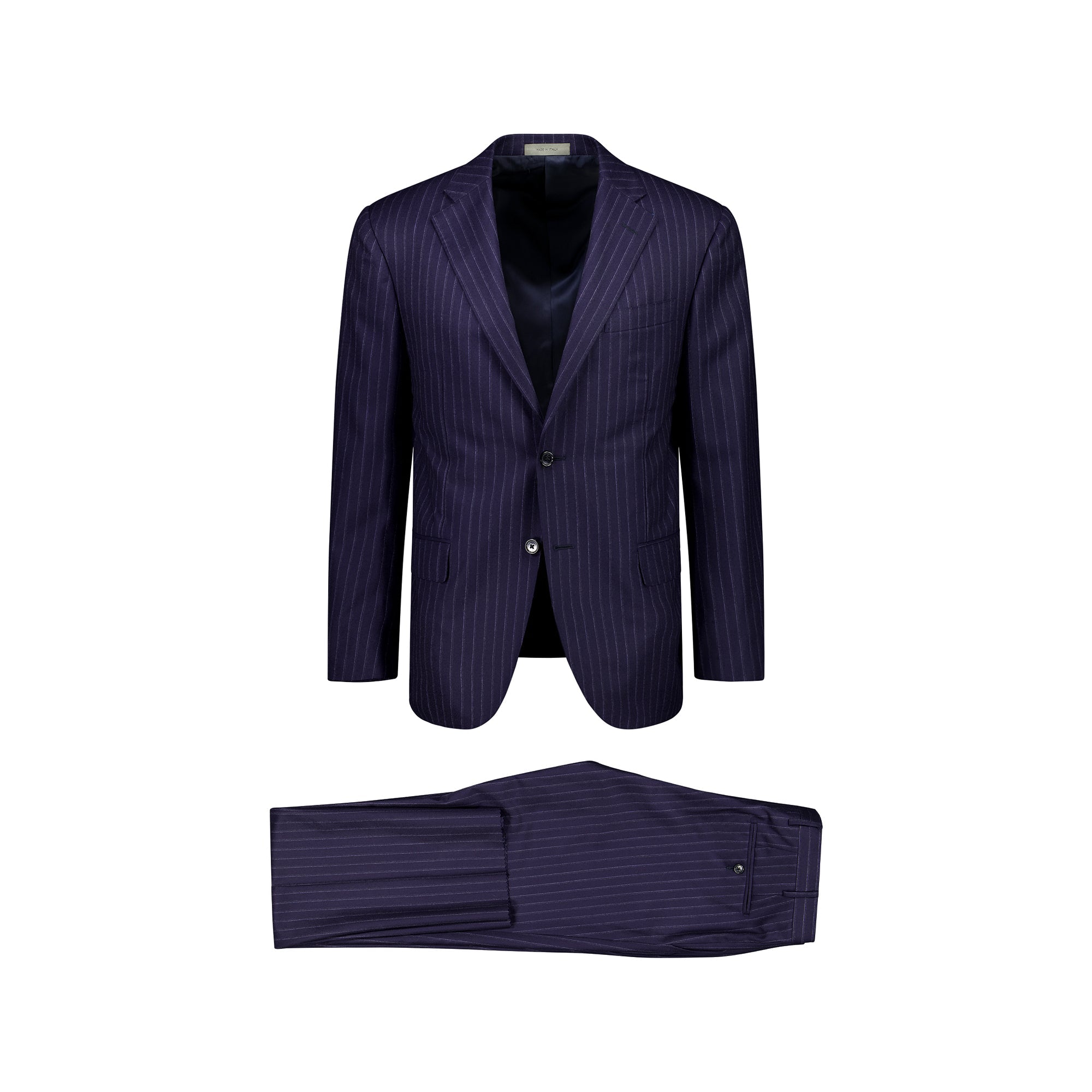 CORNELIANI Stripe Leader Suit NAVY/BLUE - Henry BucksSuits23AW231211 - NAVBLU - 50