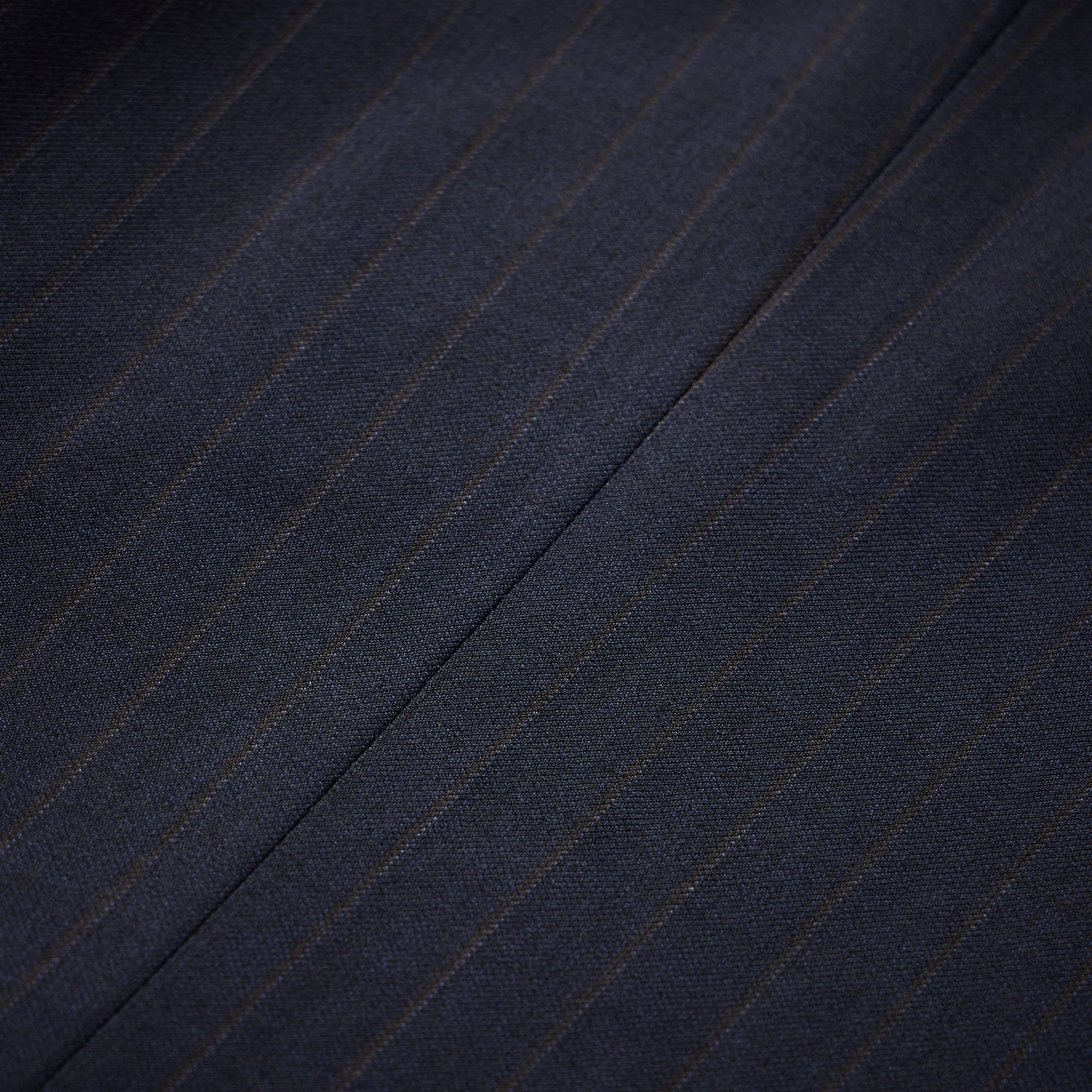 CORNELIANI Striped Twill Suit NAVY/BROWN REG - Henry BucksSuits23AW240222 - NVYBRN - R - 50