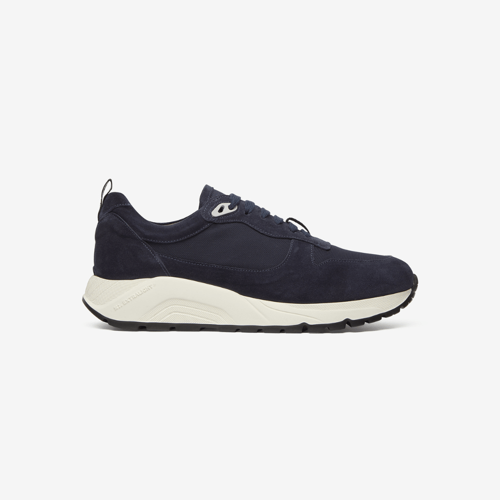 CORNELIANI Suede Sneaker NAVY - Henry Bucks
