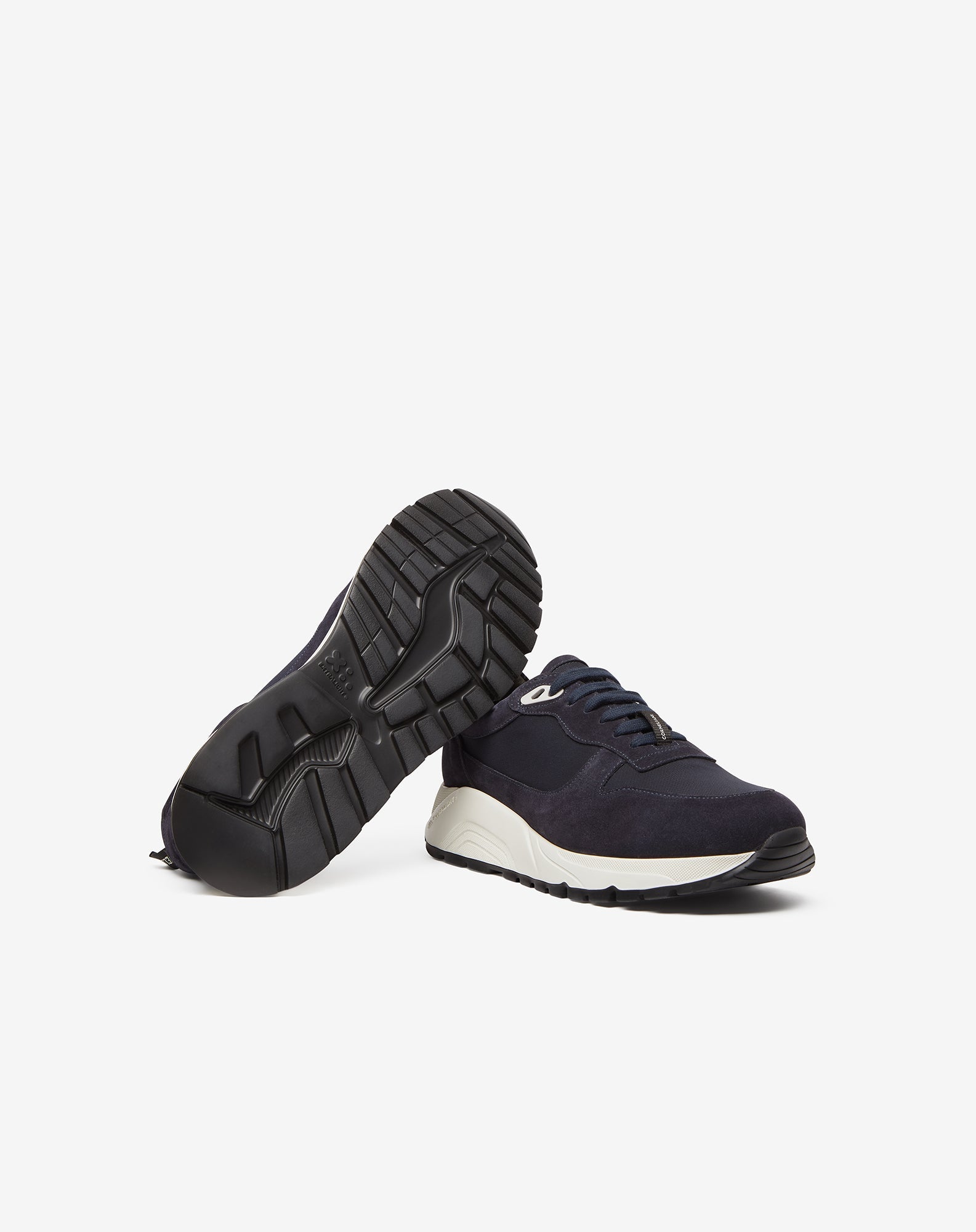 CORNELIANI Suede Sneaker NAVY - Henry Bucks