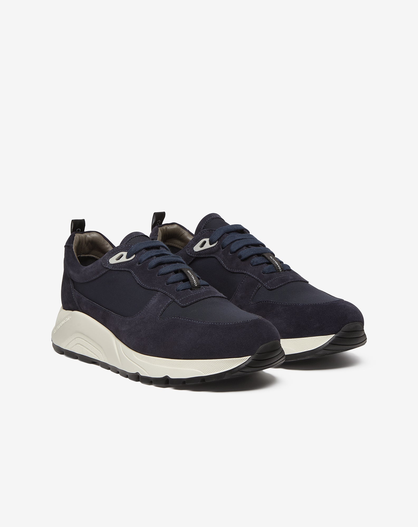 CORNELIANI Suede Sneaker NAVY - Henry Bucks