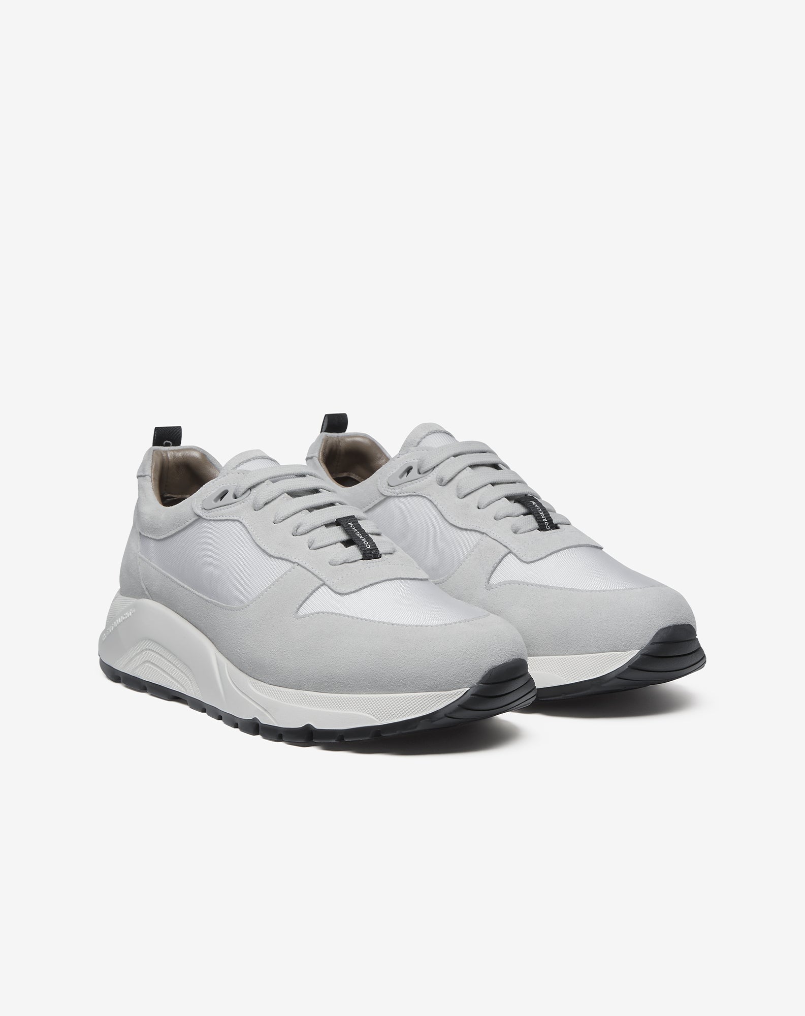 CORNELIANI Suede Sneaker WHITE - Henry Bucks