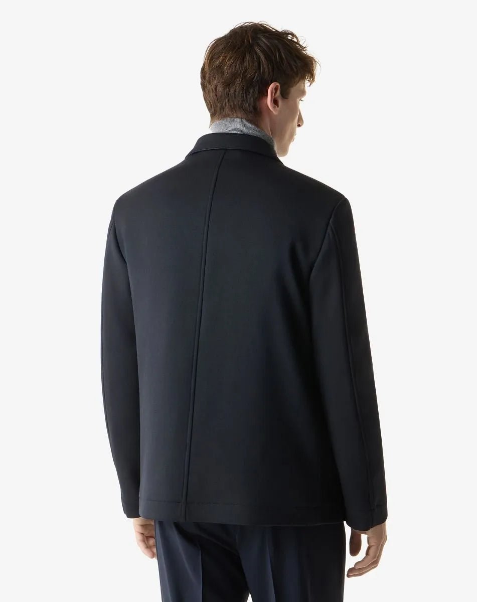 CORNELIANI Techno Twill Jacket NAVY - Henry Bucks