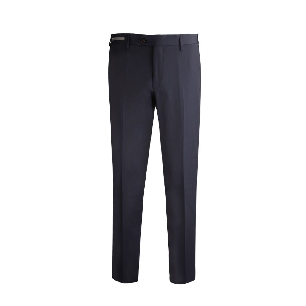 CORNELIANI Techno Wool Stretch Trousers NAVY REG - Henry Bucks