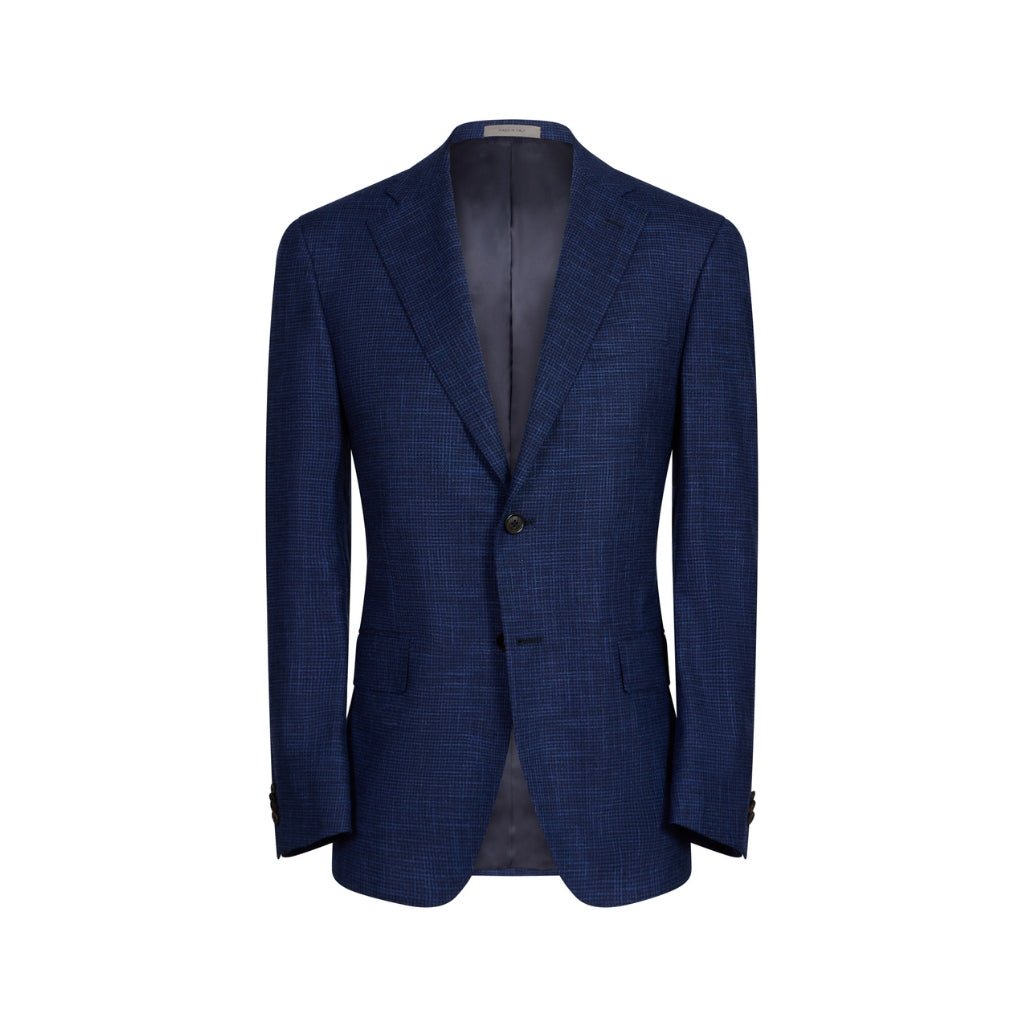 CORNELIANI Twill Blazer NAVY/BLUE REG - Henry Bucks